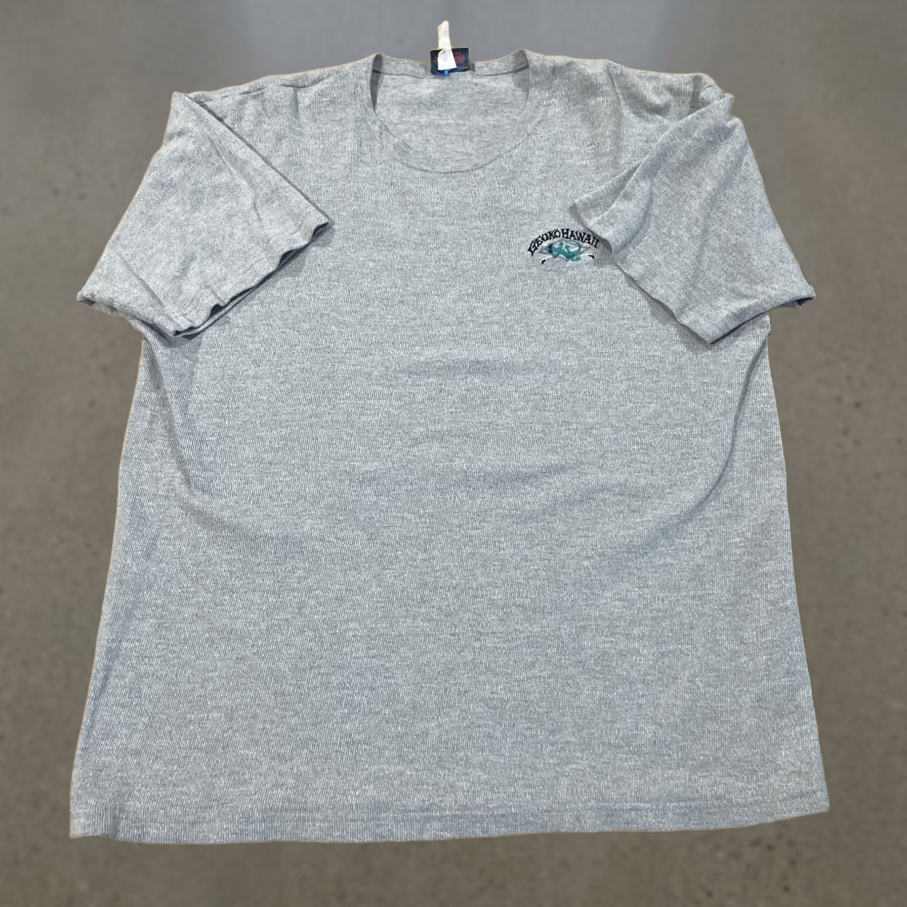 CO Gecko Hawaii Vintage Adult XL Short Sleeve Thermal Shirt Gecko Trading Co Shirt Mens Gray 90s Geckos Size US XL / EU 56 / 4 - 1 Thumbnail