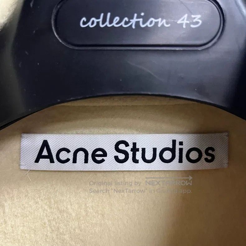 Acne Studios Acne Studios Oatmeal Solid Color Classic Shirt Collar Wool Size US S / EU 44-46 / 1 - 3 Thumbnail