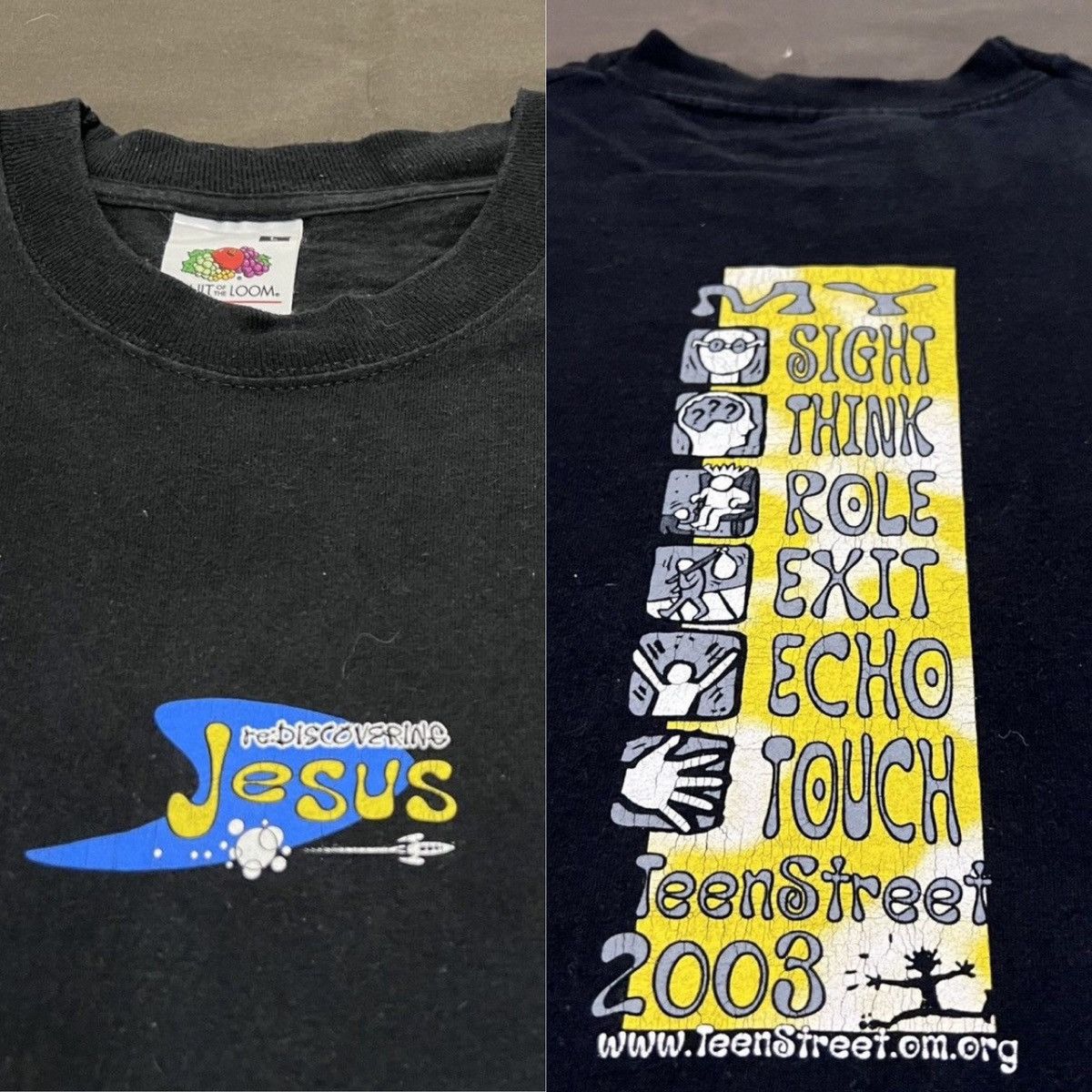 Vintage Vintage rediscovering Jesus TeenStreet Keith Haring style Size US L / EU 52-54 / 3 - 2 Thumbnail