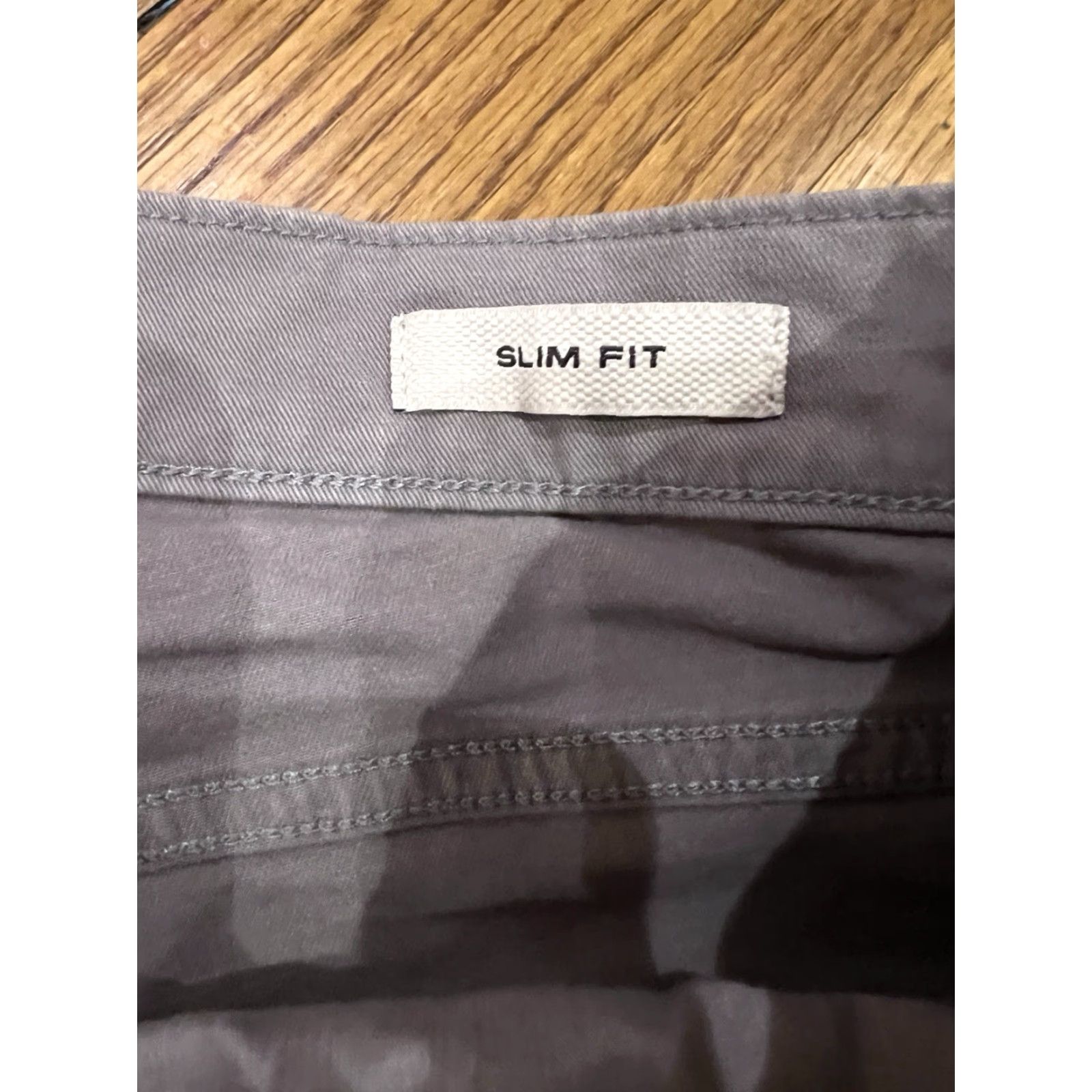 Flint And Tinder VINTAGE Flint and Tinder Pants Jeans Tapered Fit Mens 32x34 Khaki Low Rise Slim Comfort Designer Size US 32 / EU 48 - 4 Thumbnail