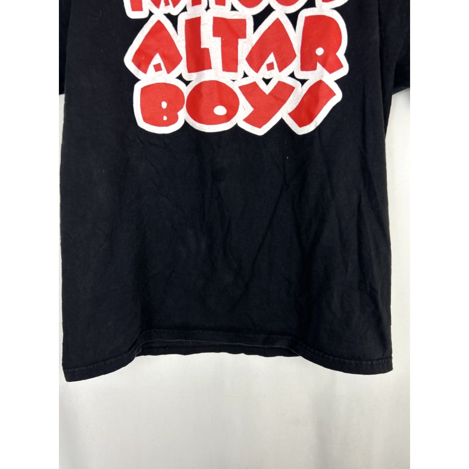 Hanes Mens Large Tattoo’s Altar Boys Short Sleeve T Shirt Black Red Size US L / EU 52-54 / 3 - 6 Thumbnail