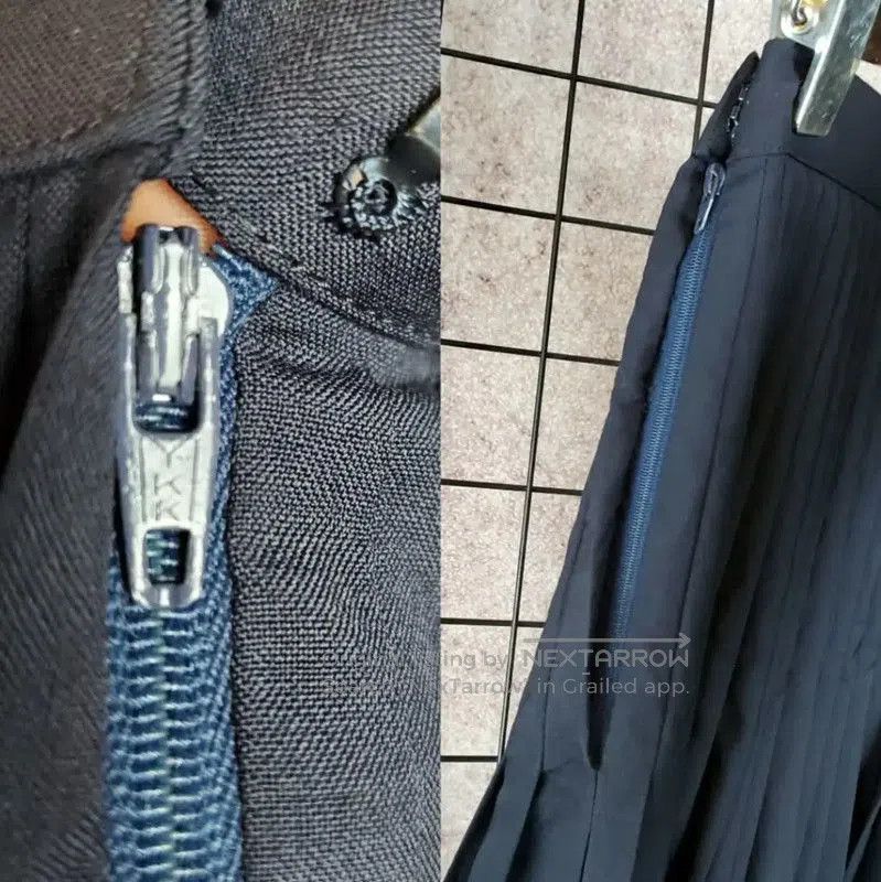 Givenchy Givenchy Black Wool Pleated Skirt . Size 23" - 5 Thumbnail