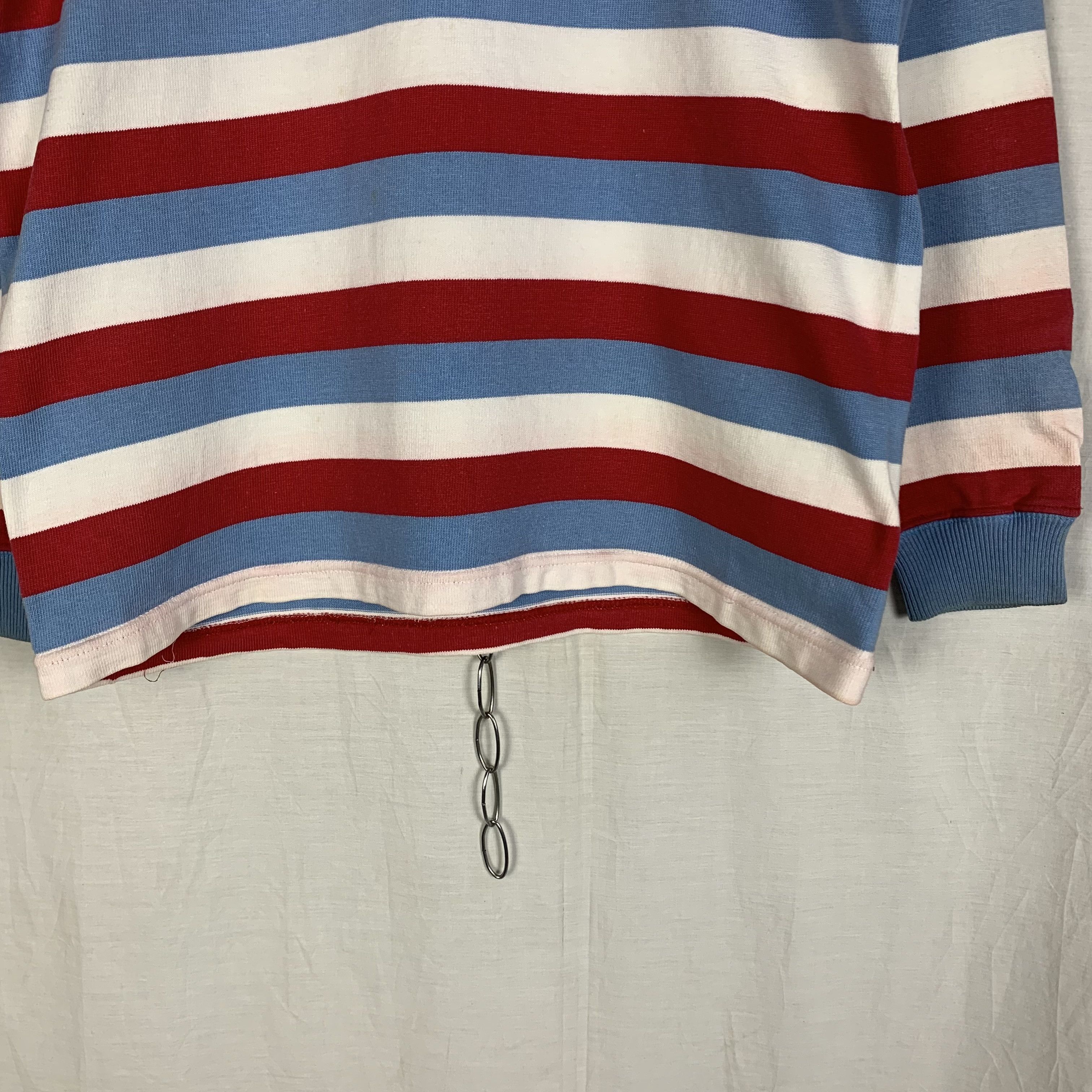 Japanese Brand Hardin Knitwear New York Striped Sweatshirt Nice Color Size US M / EU 48-50 / 2 - 5 Thumbnail