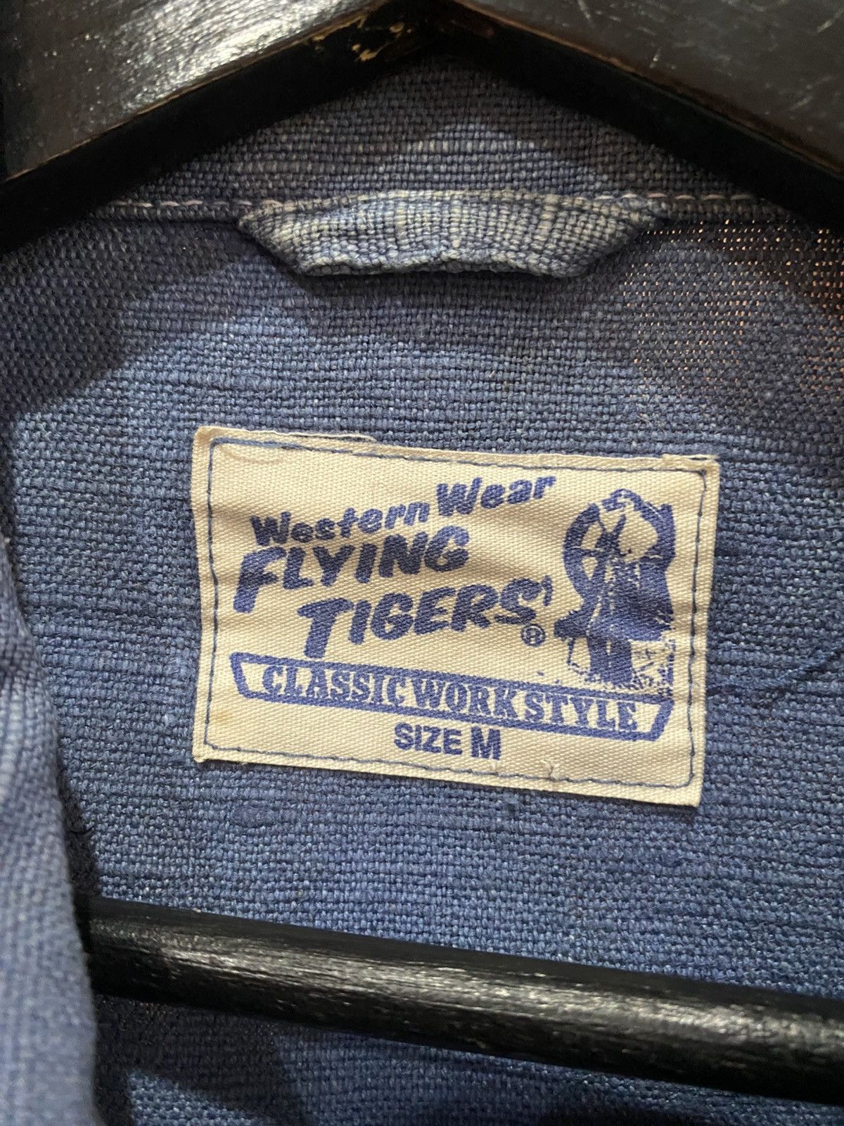 Japanese Brand VINTAGE FLYING TIGERS CHORE JACKET Size US M / EU 48-50 / 2 - 4 Thumbnail