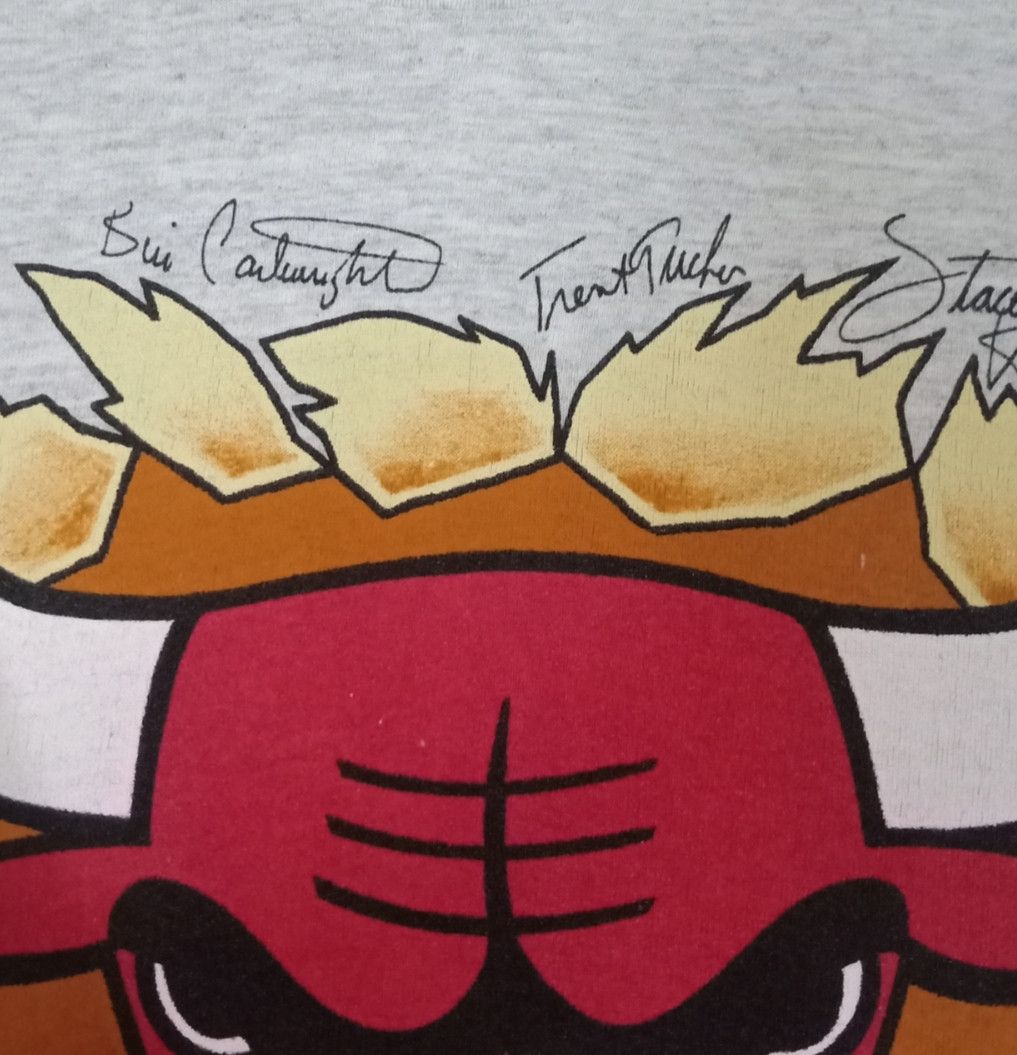 NBA × Vintage Vintage 90s Chicago Bulls 1993 NBA Champs T-shirt Size US XL / EU 56 / 4 - 13 Thumbnail