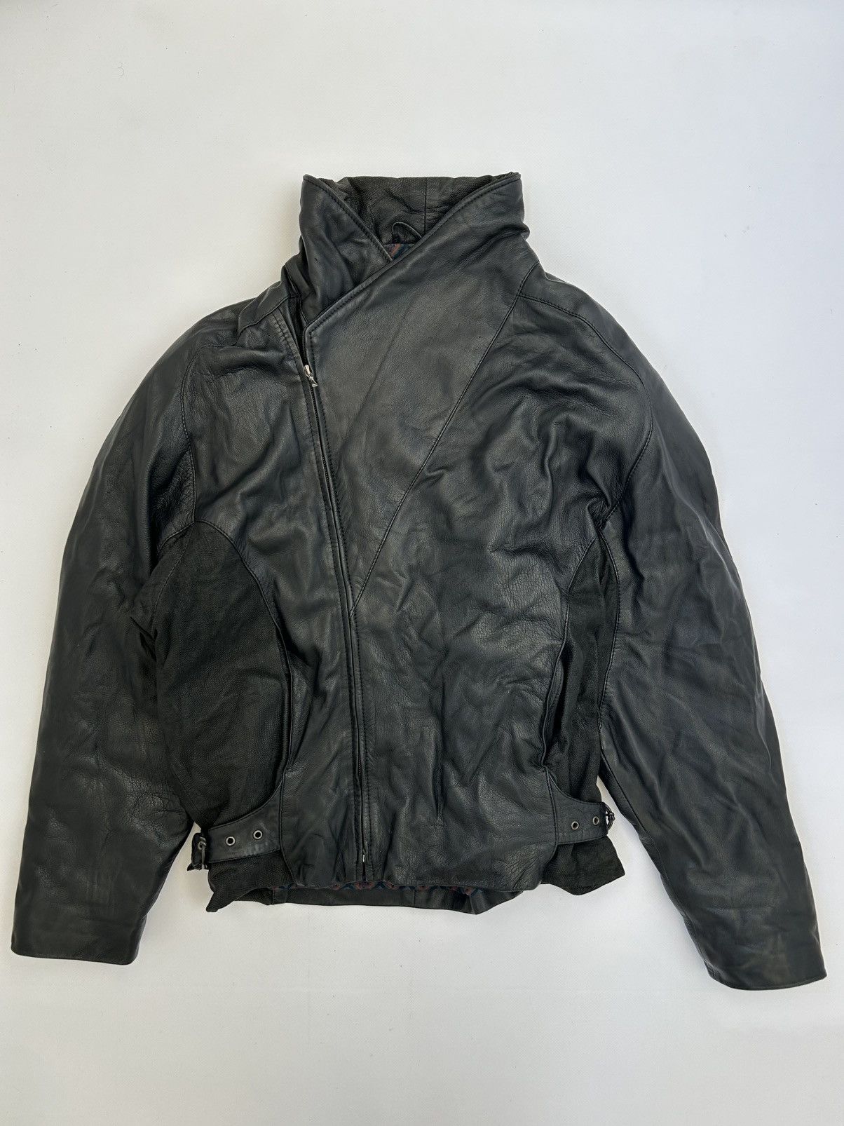 Other Robert Maxwell Asymmetrical Leather Jacket Size US M / EU 48-50 / 2 - 1 Thumbnail