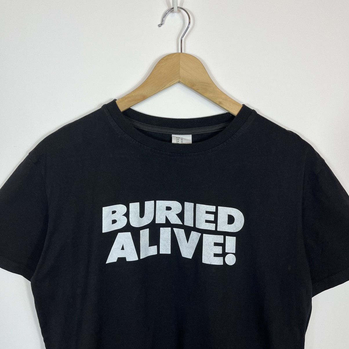 Other Buried Alive! Black Tee Streetwear Y2K Size US M / EU 48-50 / 2 - 2 Thumbnail
