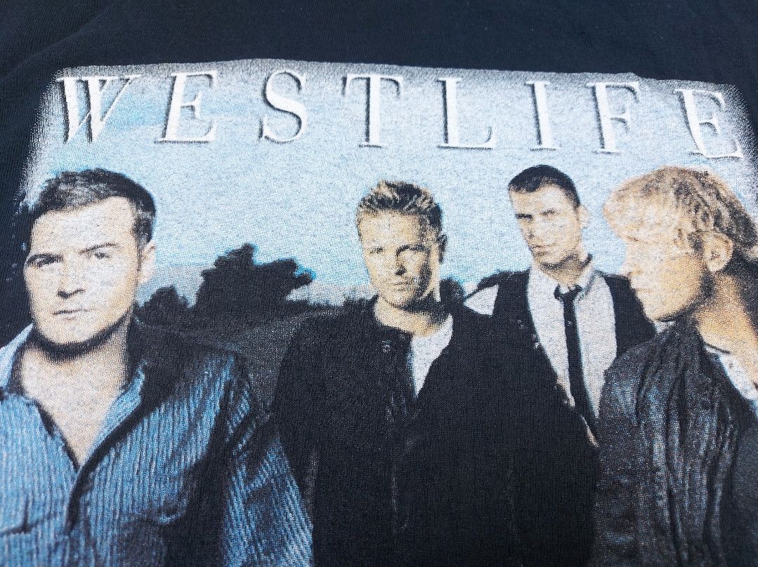 Band Tees × Vintage Vintage 2010 Westlife Boy Band Where We Are Tour TEE Size US M / EU 48-50 / 2 - 5 Thumbnail