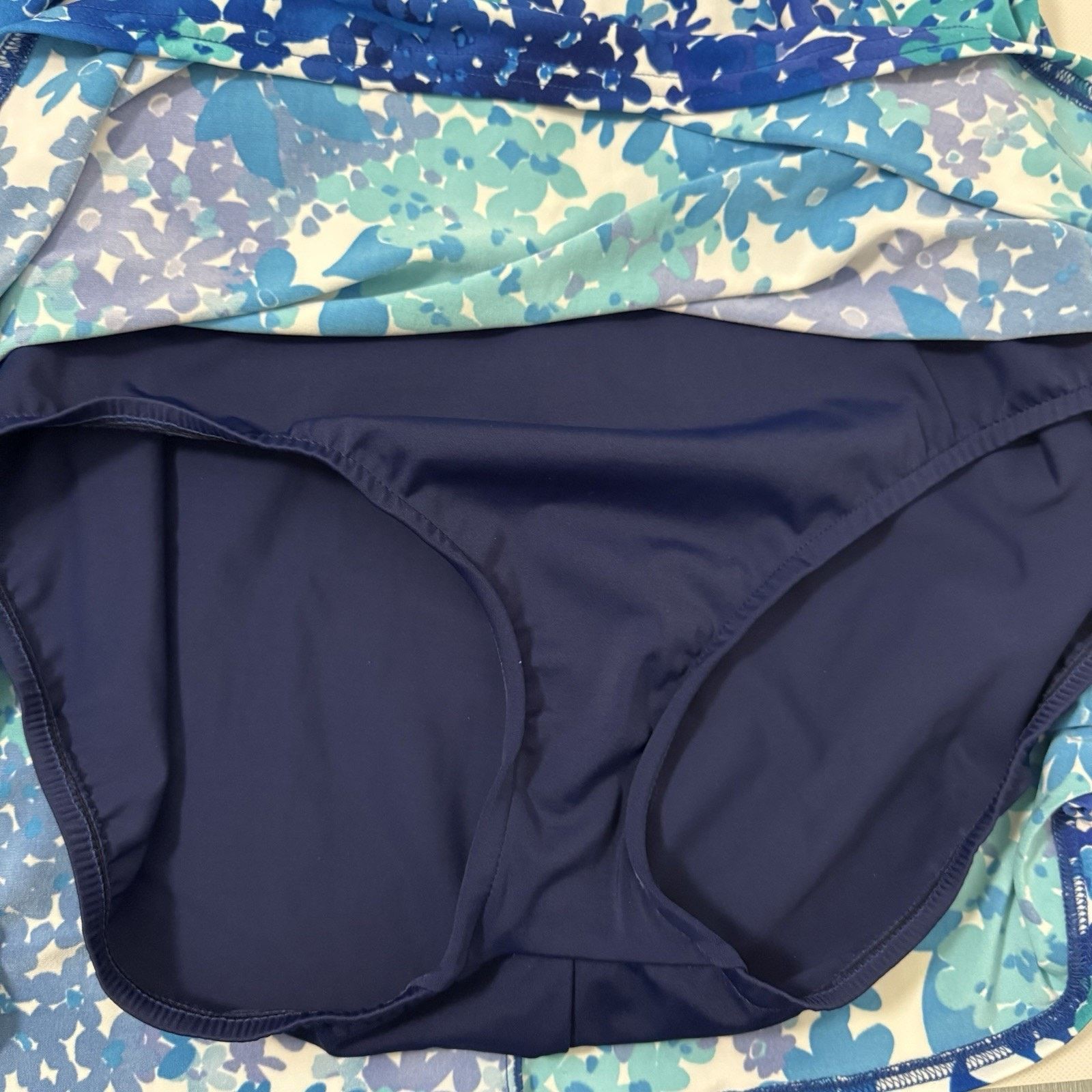 Catalina Suddenly Slim By Catalina Swimsuit Floral Dress Pool Resort Size XL / US 12-14 / IT 48-50 - 5 Thumbnail