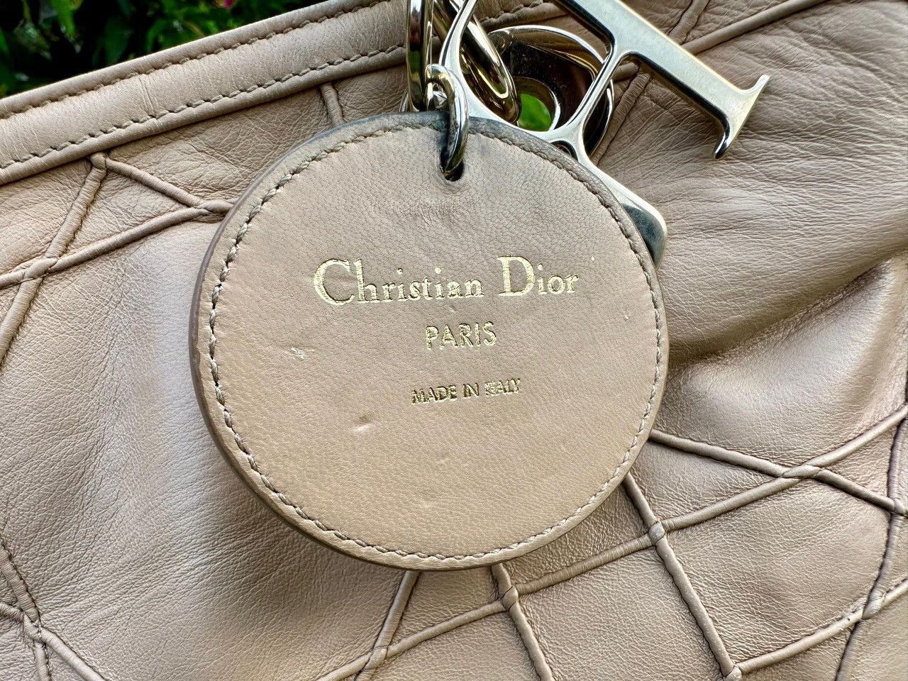 Dior Authentic Christian Dior Granville Cannage Quilted Tote Bag Size ONE SIZE - 11 Thumbnail