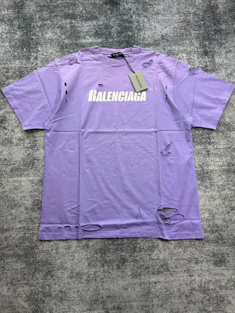 Balenciaga Balenciaga Purple havoc short sleeves Size US XS / EU 42 / 0 - 1 Thumbnail