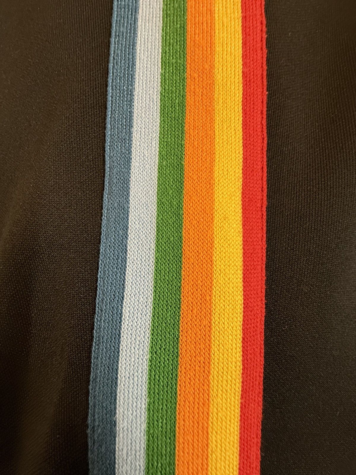 Palm Angels Palm Angels Rainbow Side Stripe Track Pants-Black Size US 34 / EU 50 - 7 Thumbnail