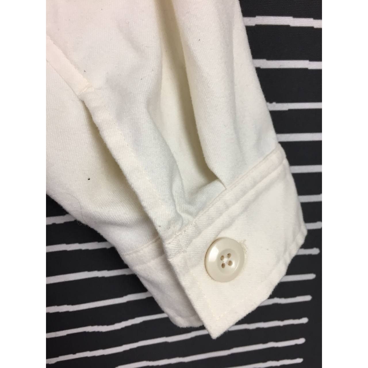 GU × Japanese Brand GU Japan Cream CPO Double Pocket Workwear Shirt Jacket Size US S / EU 44-46 / 1 - 10 Thumbnail