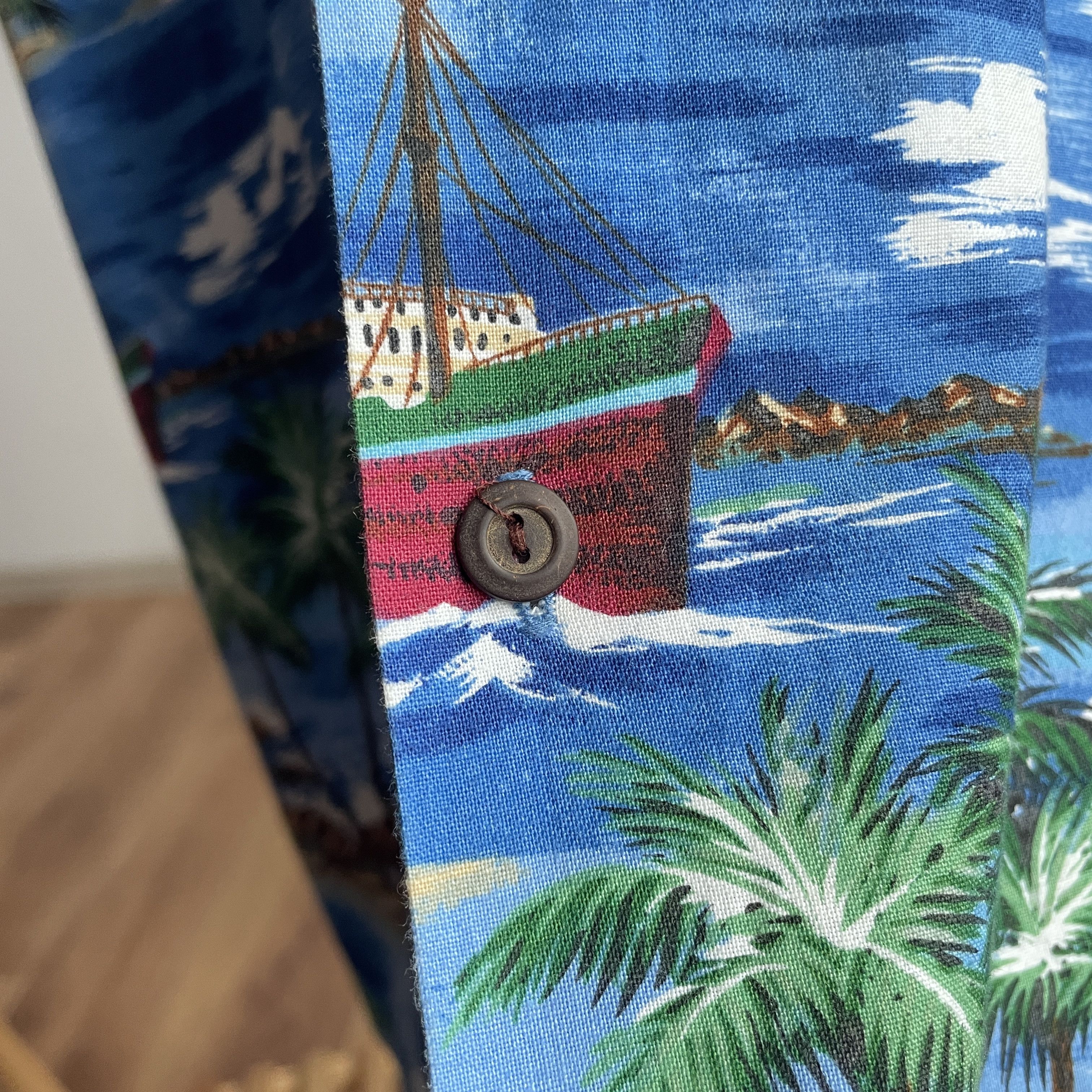 Vintage Ky's International Fashion Vintage 90's USA Hawaiian Shirt Size US XL / EU 56 / 4 - 6 Thumbnail