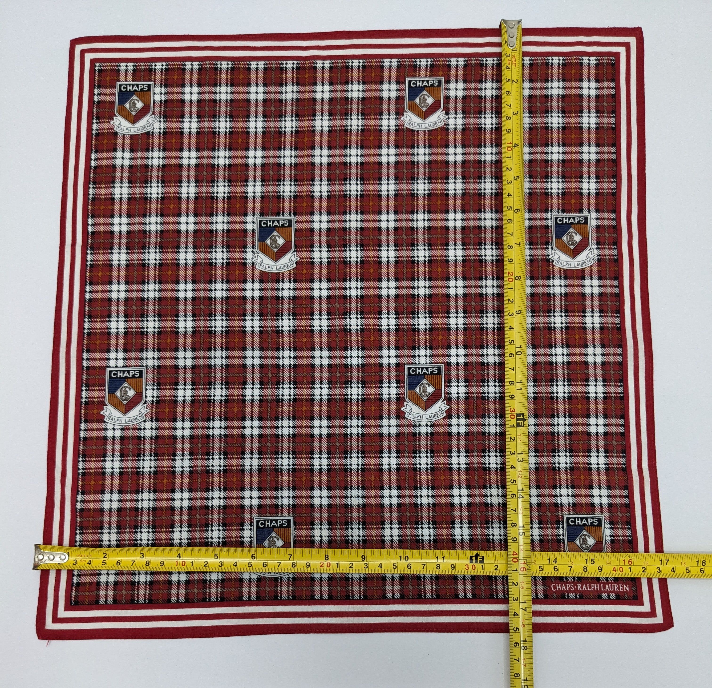 Chaps Ralph Lauren Chaps Ralph Lauren Crest Logo Handkerchief Size ONE SIZE - 4 Thumbnail