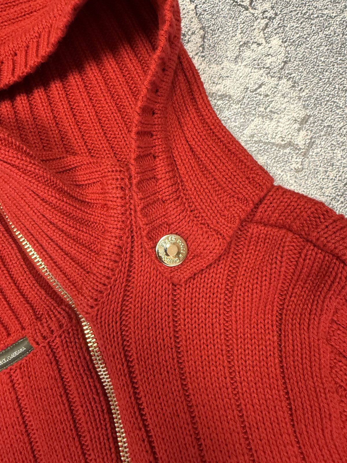 Designer × Dolce & Gabbana × Vintage Dolce & Gabbana Vintage Knit Zip Sweater Size US XL / EU 56 / 4 - 11 Thumbnail