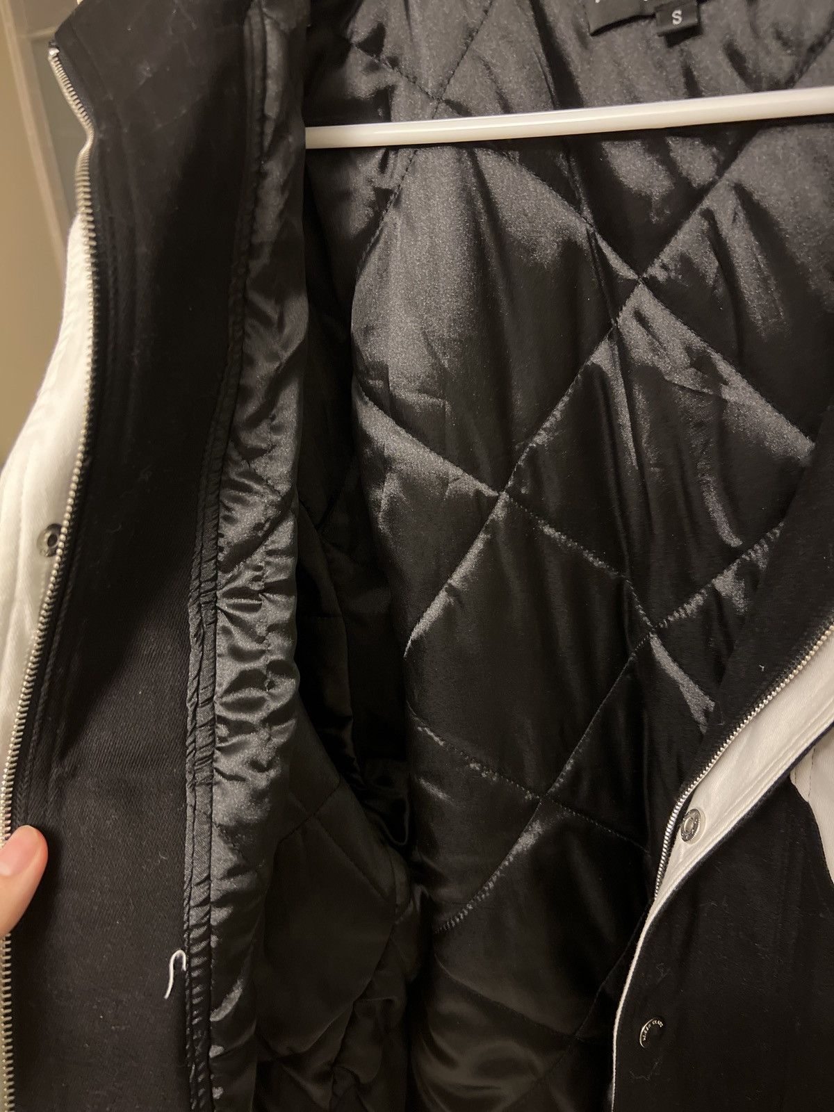 Streetwear Black Star Denim Bomber Jacket Size US XL / EU 56 / 4 - 6 Thumbnail