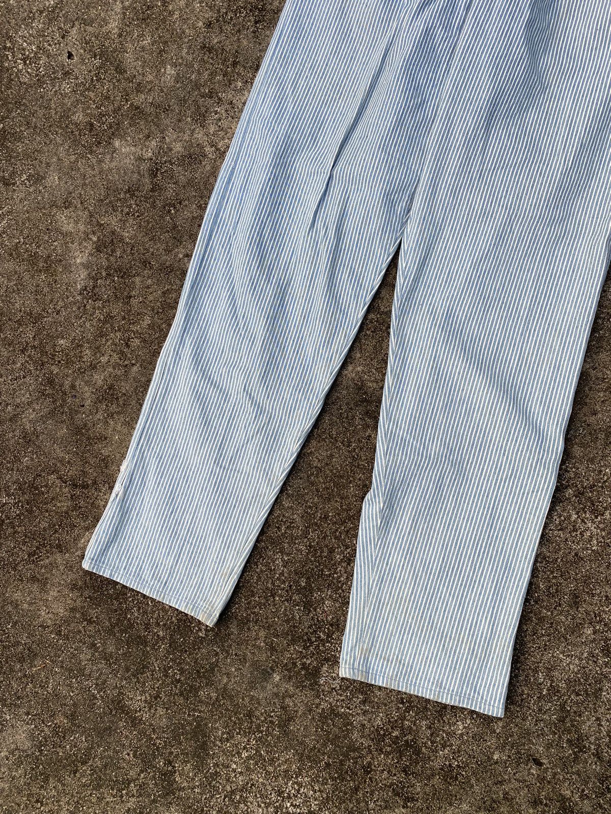 Issey Miyake 💸BINDINGOFFER💸A.S Studio-Japanesebrand Stripe Denim Hickory Size US 32 / EU 48 - 3 Thumbnail