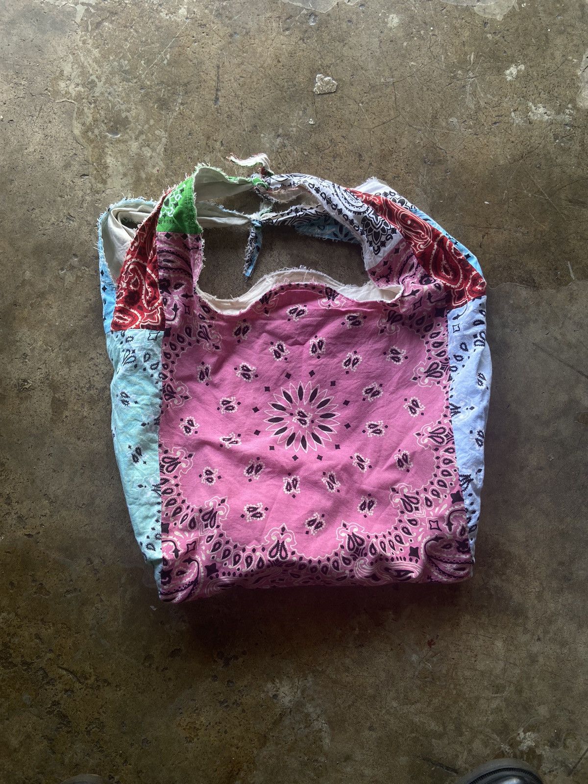 Kapital Bandana patchwork handbag Size ONE SIZE - 4 Thumbnail