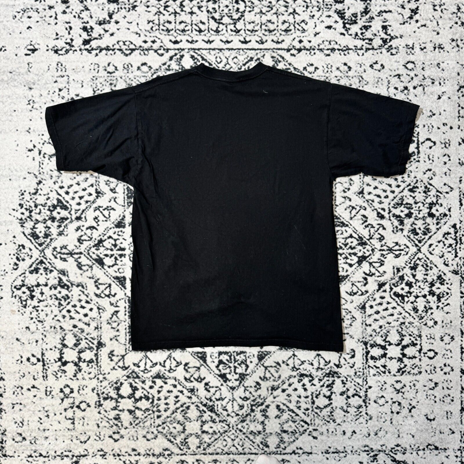Vintage Vintage Black Cotton T-Shirt Size M Dotted Binary Code Y2k Size US M / EU 48-50 / 2 - 6 Thumbnail