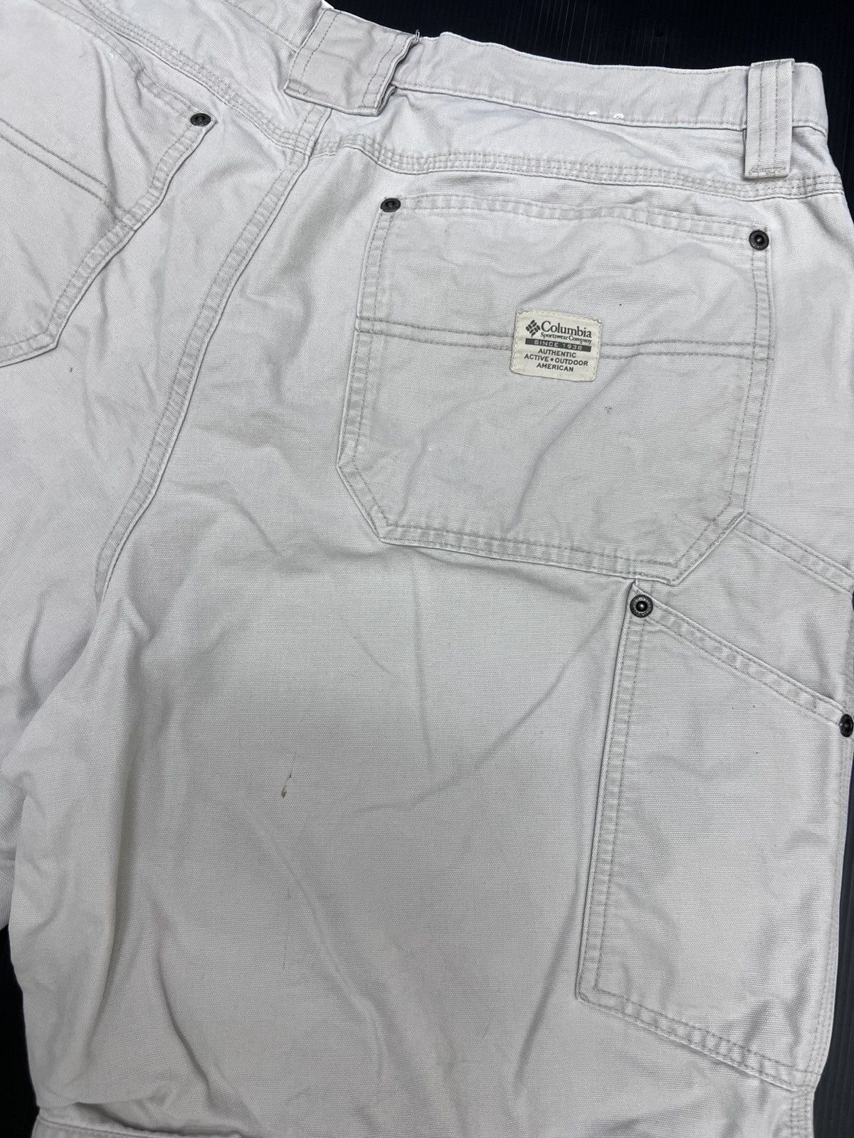 Columbia Vintage Columbia Outdoor Wear Carpenter Cargo Short Pant Size US 35 - 2 Thumbnail