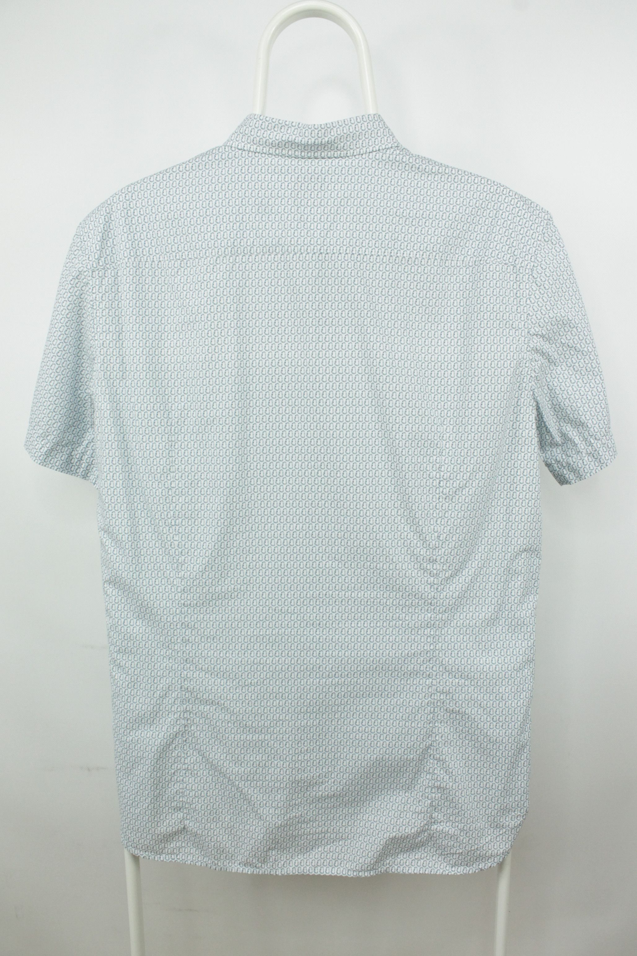 Hugo Boss Hugo Boss Slim Fit Monogram Pattern Short Sleeve Shirt Size US M / EU 48-50 / 2 - 5 Thumbnail