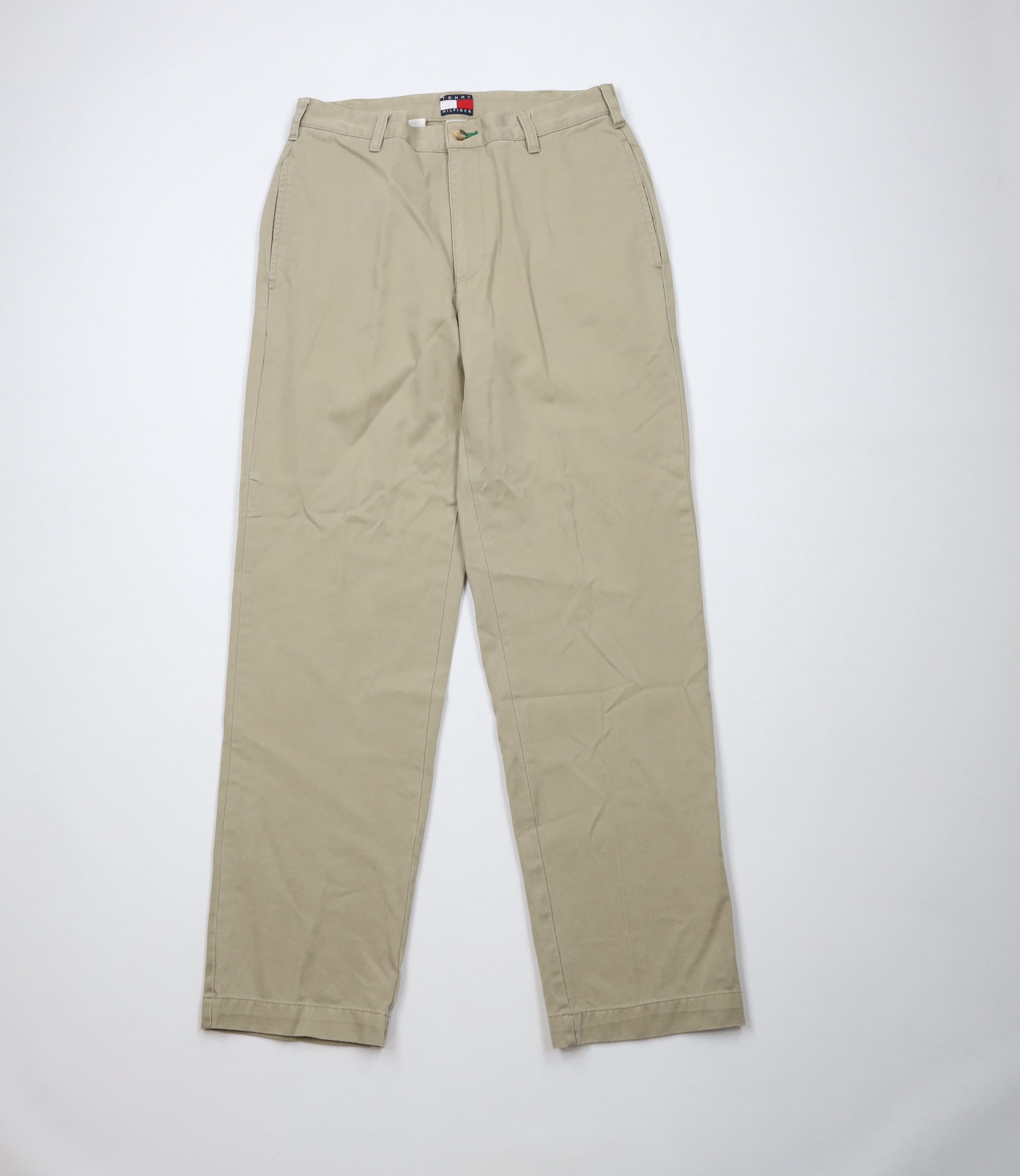 Tommy Hilfiger Vintage 90s Tommy Hilfiger Straight Leg Chino Pants Cotton Size US 31 - 1 Thumbnail