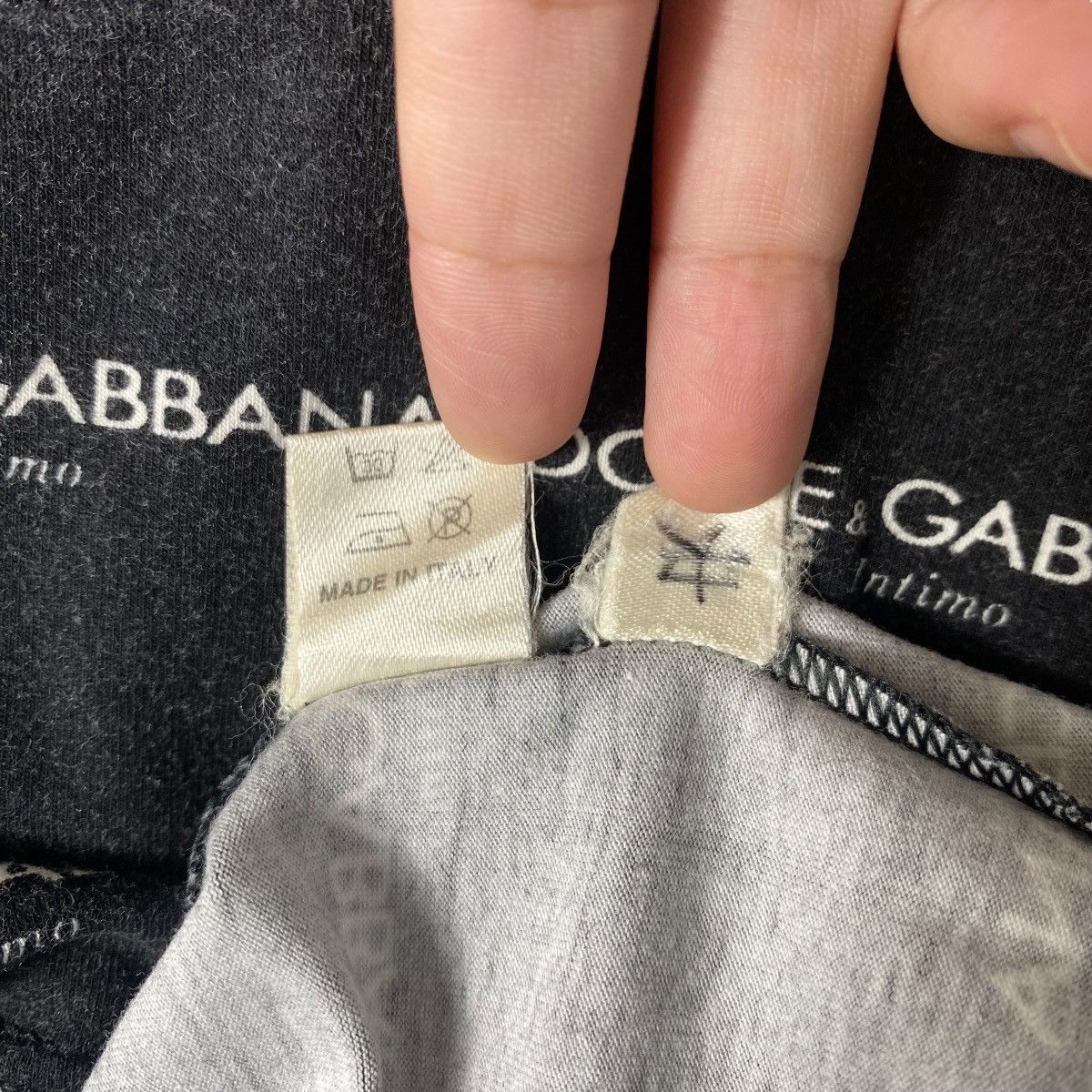 Dolce & Gabbana Vintage D&G Intimo Stripes Ovp Logo T-Shirt Size US XXL / EU 58 / 5 - 6 Thumbnail