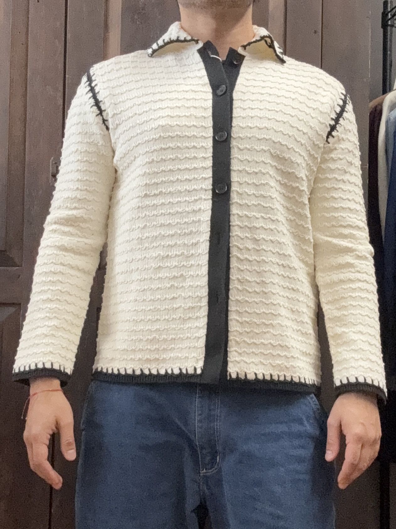 Other 100% cotton sweater with a handcrafted feel Size US M / EU 48-50 / 2 - 4 Thumbnail