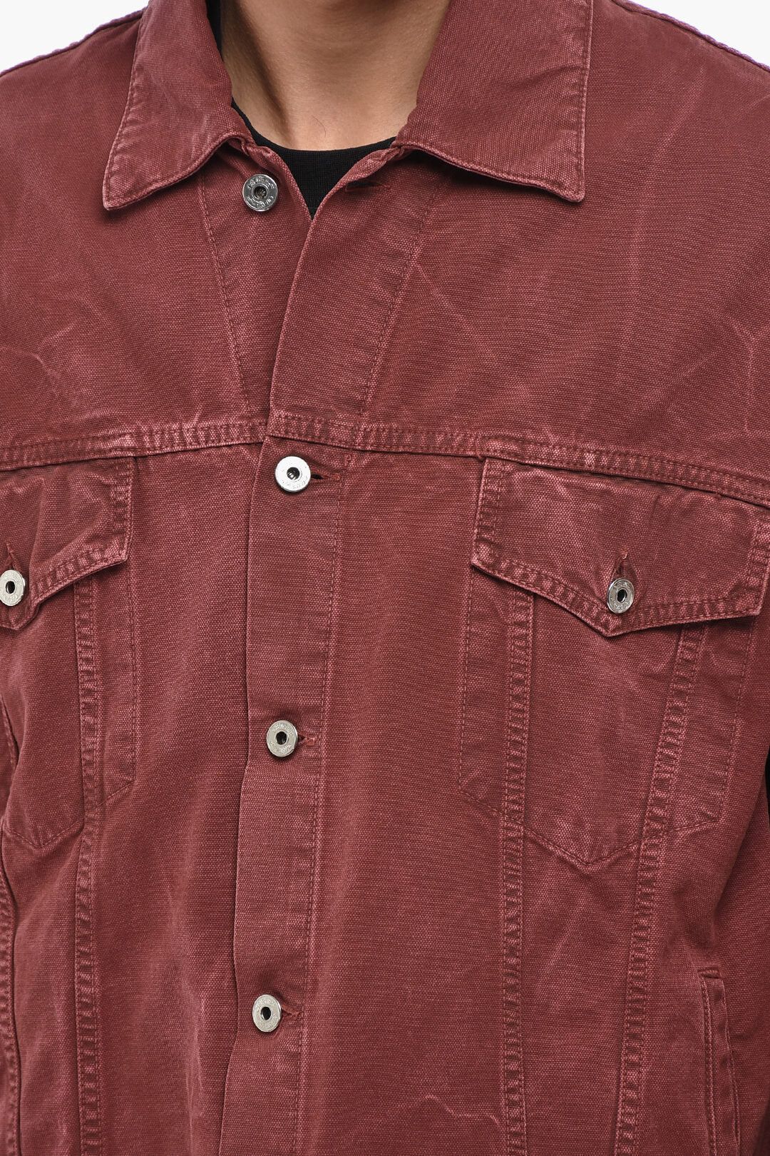 Off-White og1mm0426 Denim Jacket in Red Size US L / EU 52-54 / 3 - 3 Thumbnail