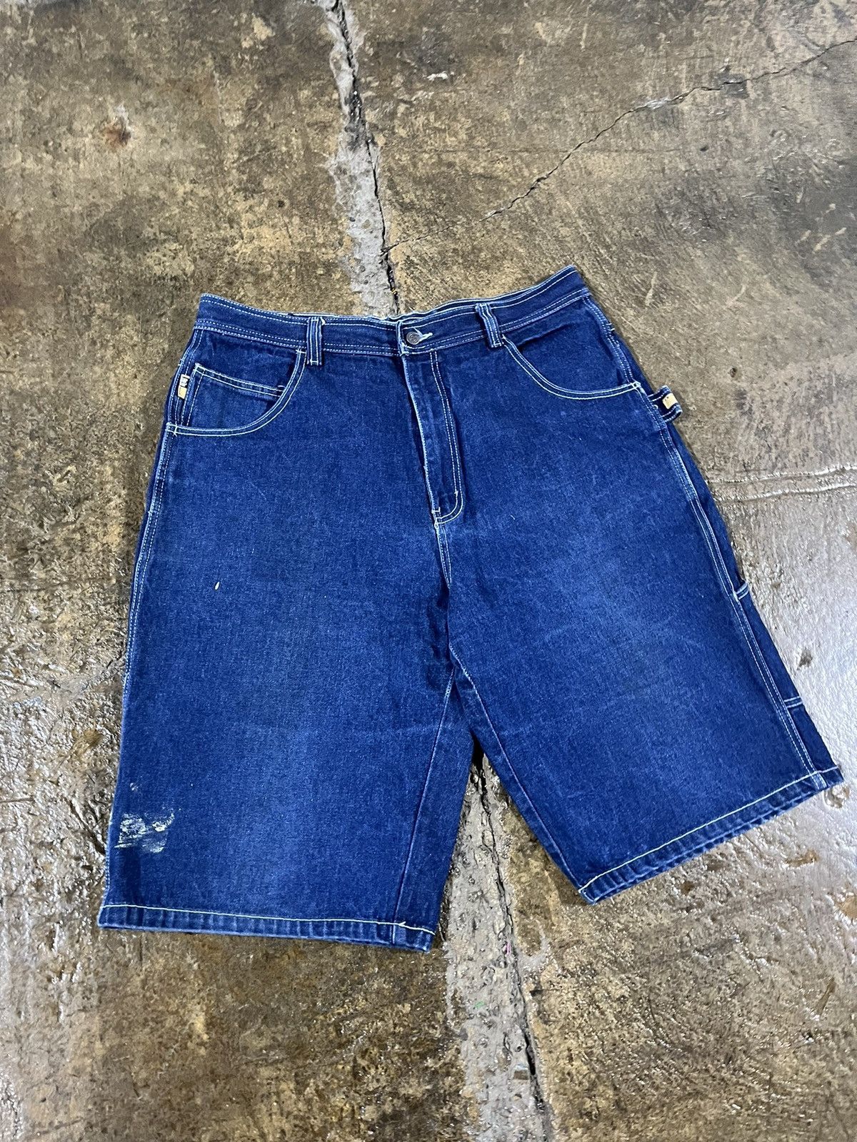 JNCO × Phat Farm × Vintage Crazy Y2K Phat Farm Carpenter Shorts Baggy Skater Jorts JNCO Size US 36 / EU 52 - 6 Thumbnail
