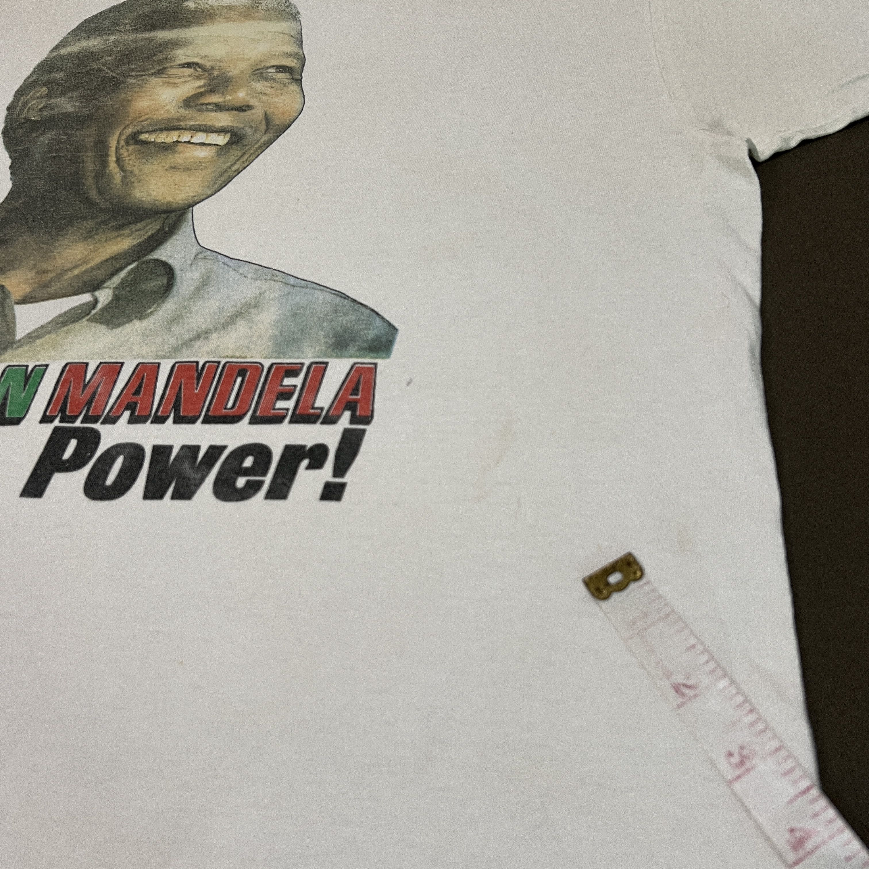 Vintage Vintage 90s Nelson Mandela Black History Promo Tee XL Size US XL / EU 56 / 4 - 4 Thumbnail