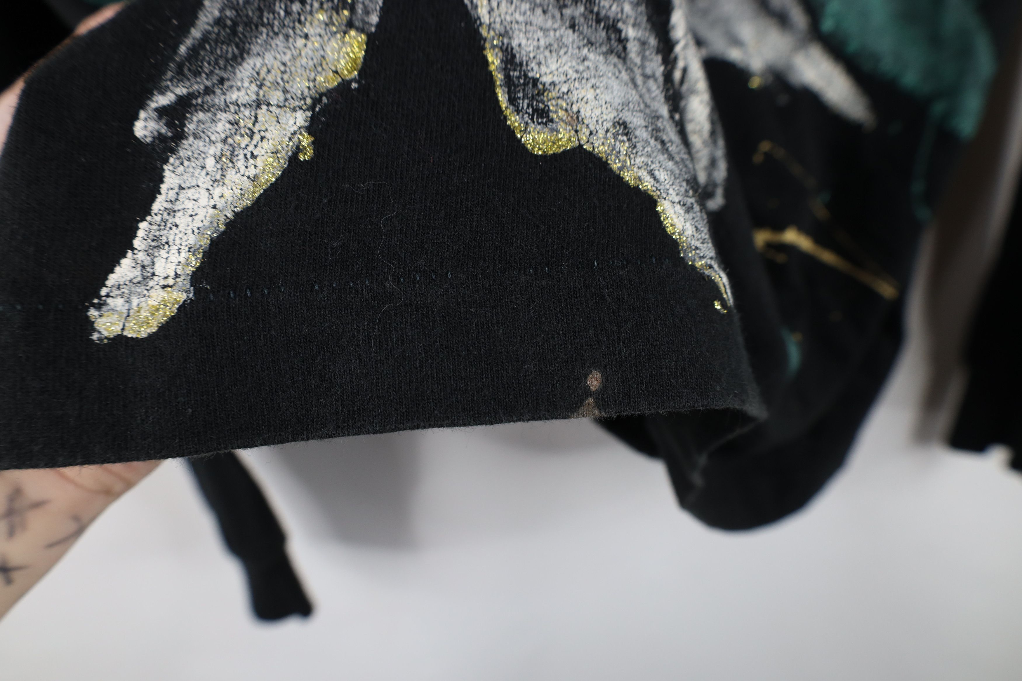 Vintage Vintage 90s Streetwear Flower Long Sleeve T-Shirt USA Size L / US 10 / IT 46 - 7 Thumbnail