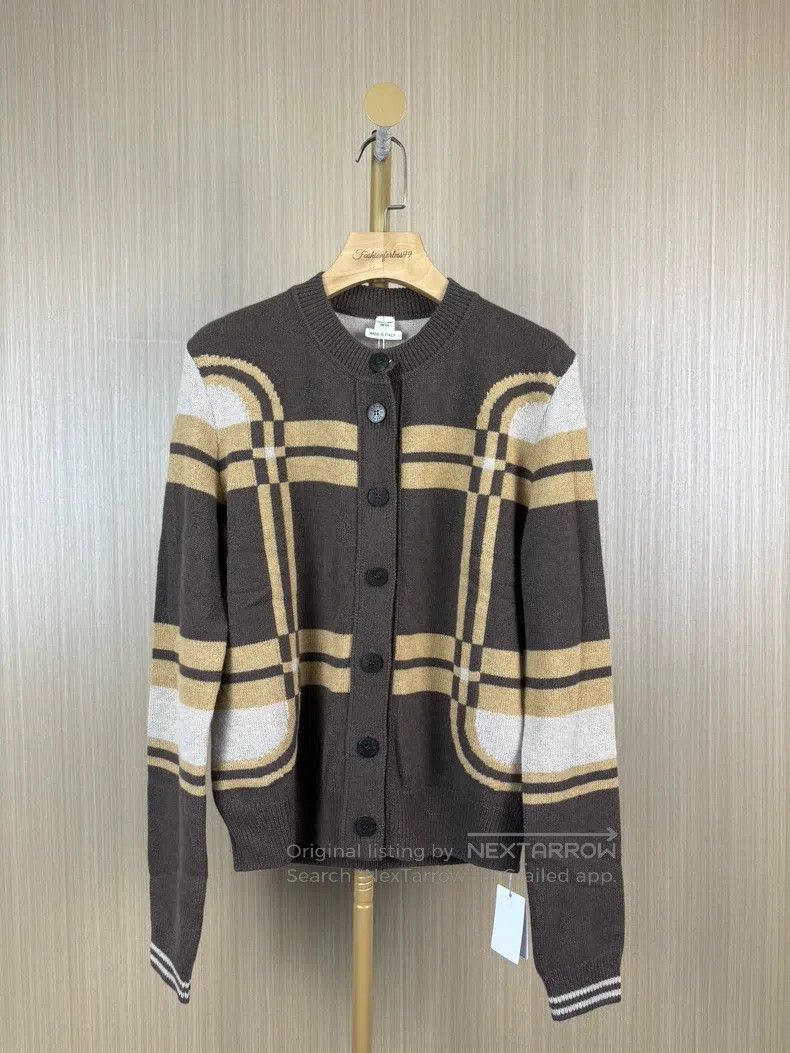 Hermes Hermes Color Block Cashmere Cardigan Size XS / US 0-2 / IT 36-38 - 1 Thumbnail