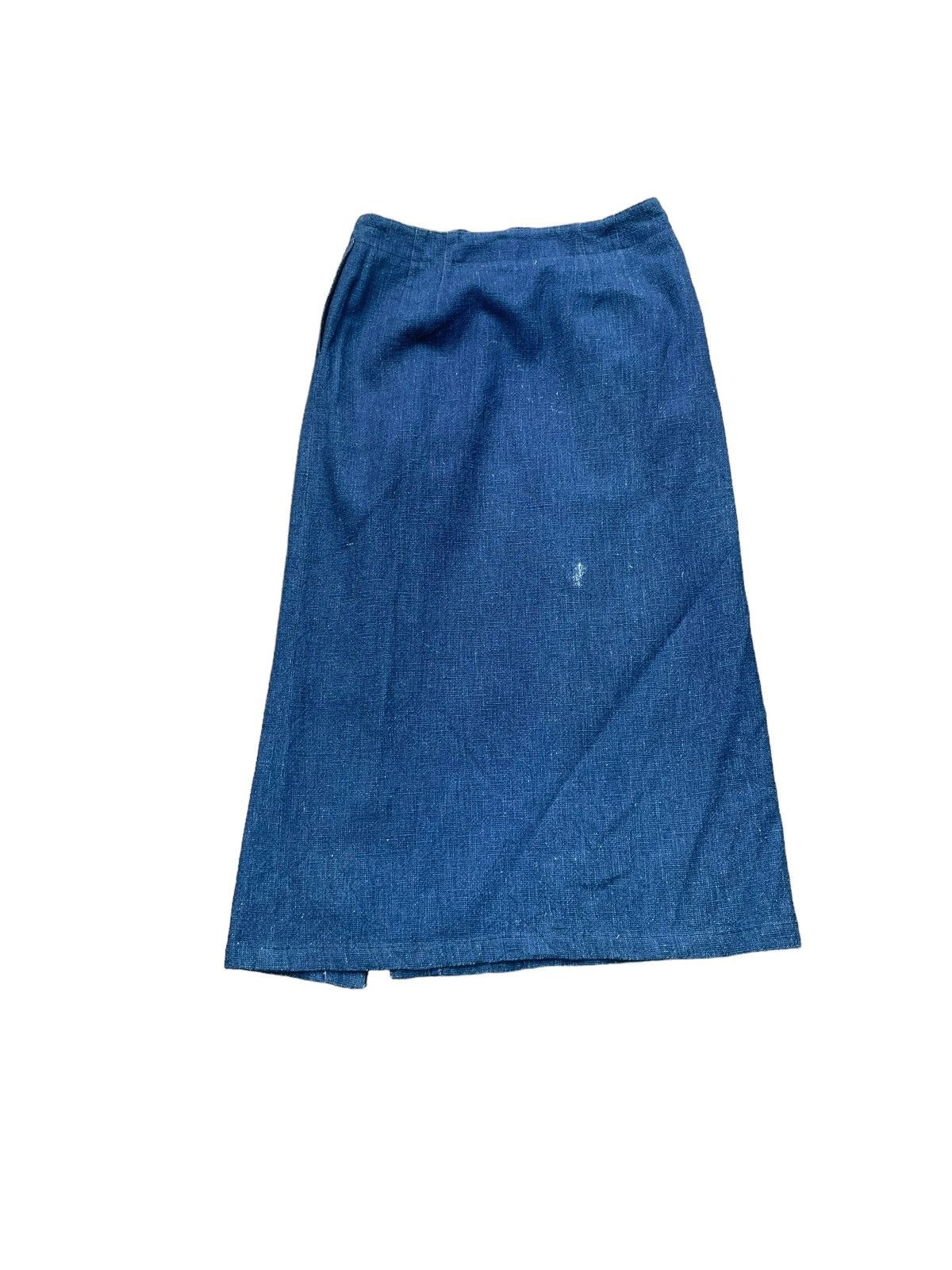 Blue Blue Japan × Japanese Brand Vintage Blue Blue Japan Pure Indigo Skirt Size 28" / US 6 / IT 42 - 4 Thumbnail
