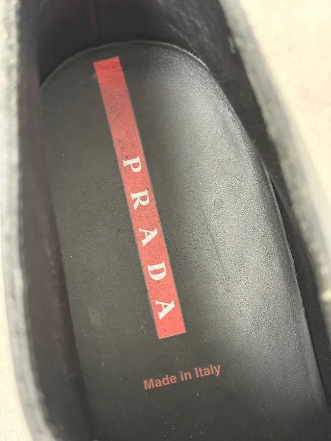 Prada 2000s Prada Black Leather Derby Shoes Size US 8 / EU 41 - 12 Thumbnail