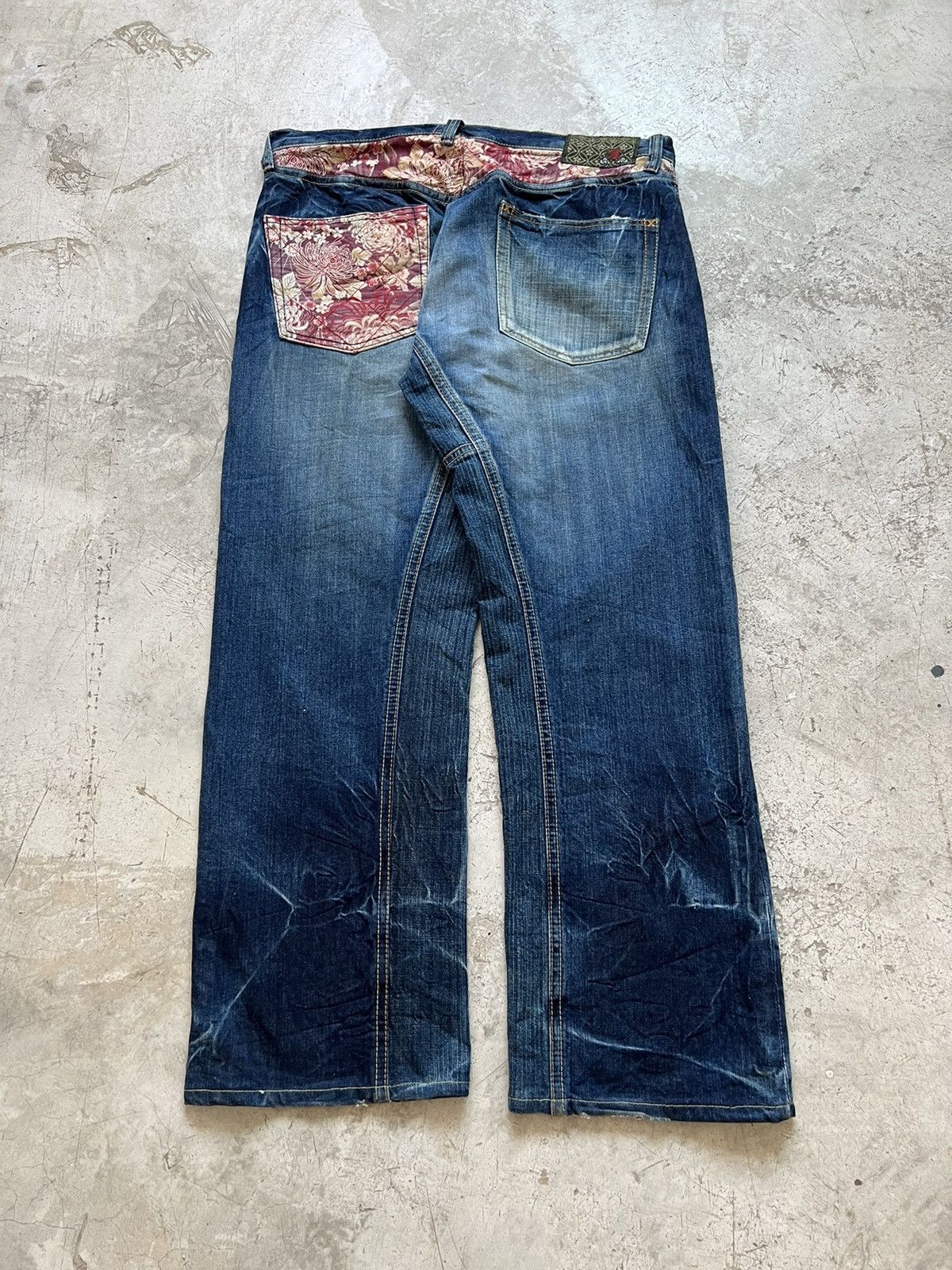 Vintage SOLD* Eternal Japan Boro Denim Cargo Pants Size US 36 / EU 52 - 11 Thumbnail