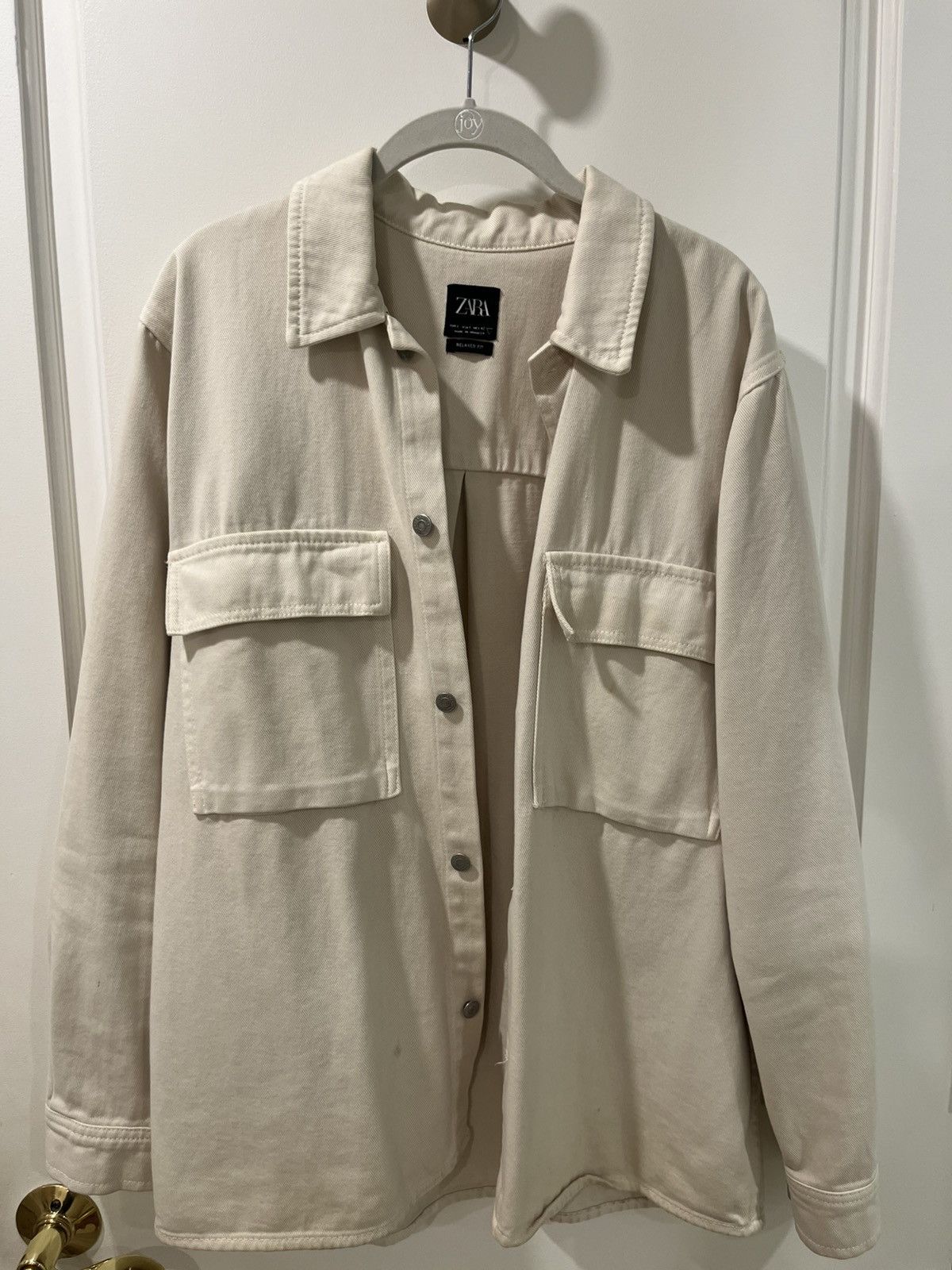 Zara Denim Shirt Jacket Size US L / EU 52-54 / 3 - 2 Thumbnail