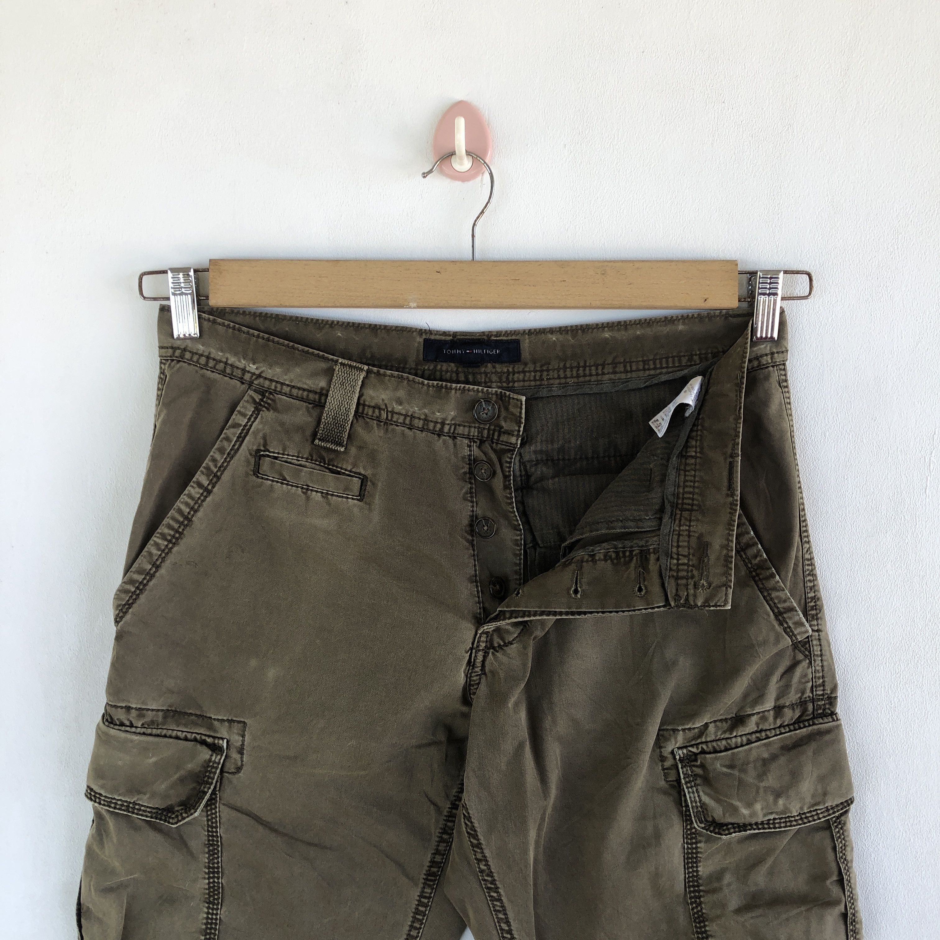 Japanese Brand Vintage Japanese Cargo Pants Multi Pocket Military Trousers Size US 30 / EU 46 - 5 Thumbnail