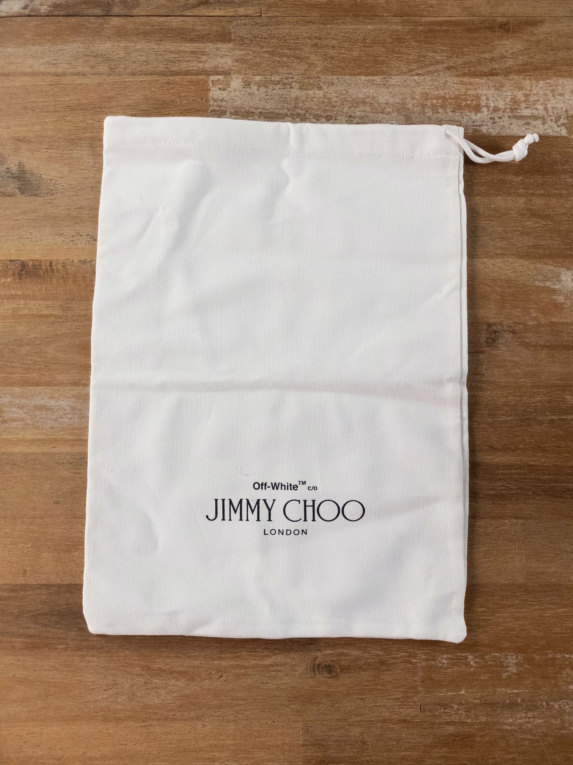 Jimmy Choo JIMMY CHOO x OFF-WHITE Anne black satin fabric PVC pumps 40 Size US 10 / IT 40 - 10 Thumbnail