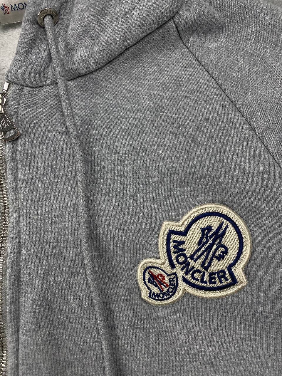 Moncler Moncler Maglia Cardigan Double Logo Full Zip Hoodie Men Size US XL / EU 56 / 4 - 5 Thumbnail