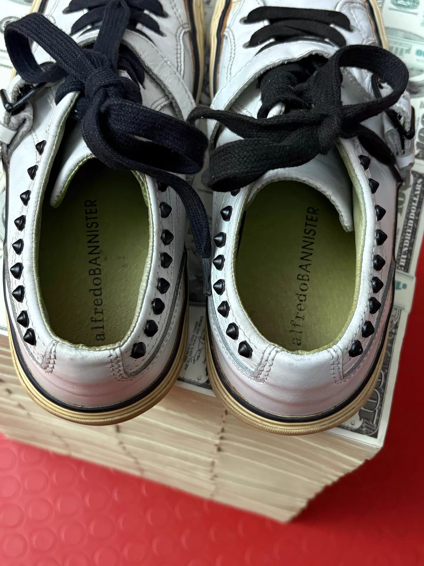 Alfredo Bannister Alfredo Bannister Punk Rivet Leather Pointy 40 (38-41) Size US 7 / EU 40 - 4 Thumbnail