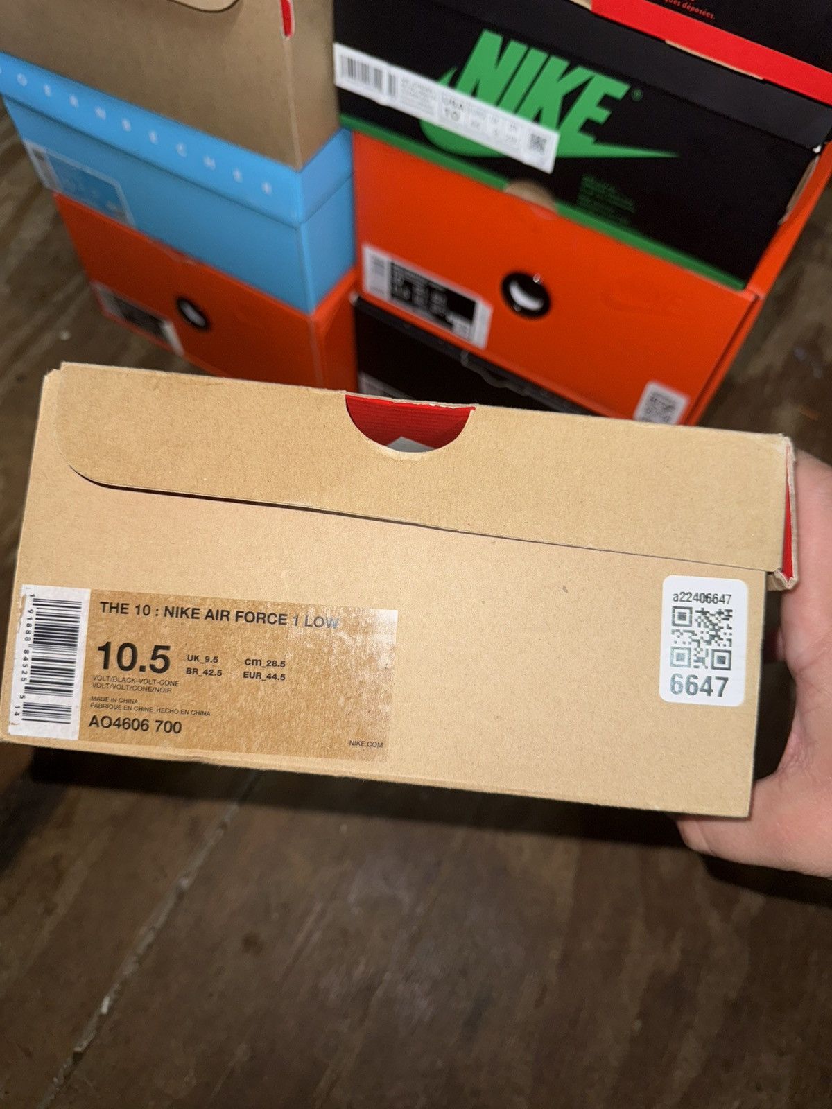 Nike × Off-White The 10 : Nike Air Force 1 Low Volt Size US 10.5 / EU 43-44 - 1 Thumbnail