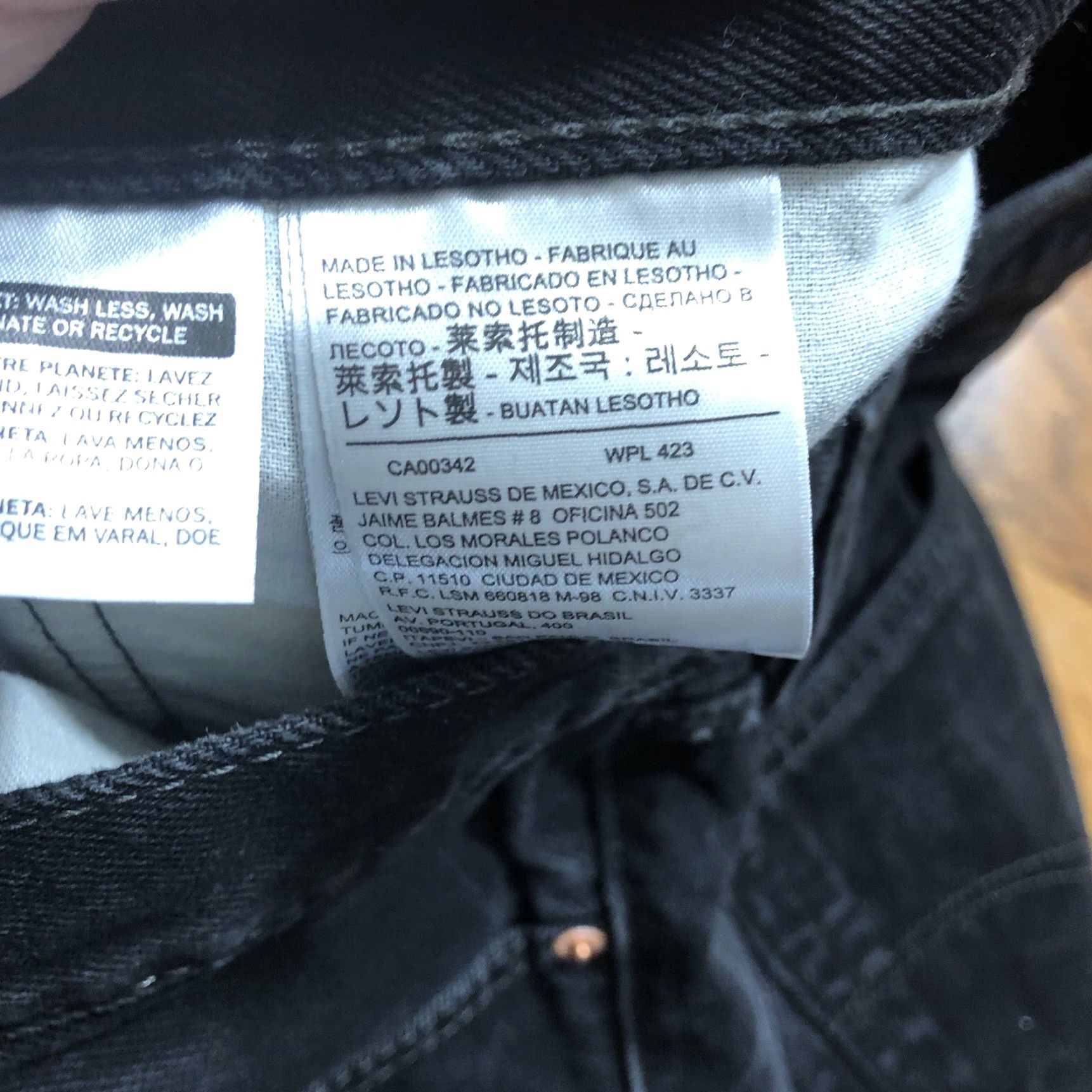 Levi's VINTAGE Levi's Jeans 550 Mens 34x32 Black Denim Tapered 80s 90s Grunge Casual Mens Size US 34 / EU 50 - 5 Thumbnail