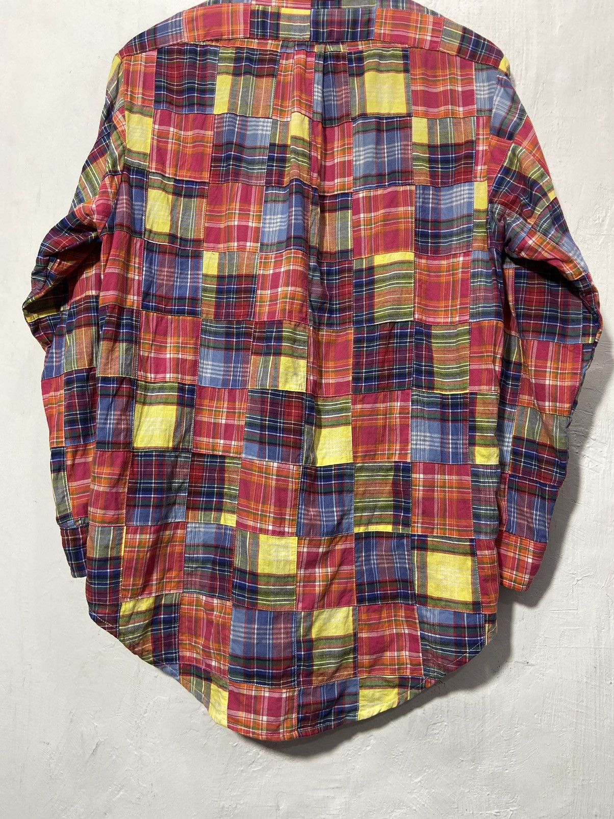 RRL Ralph Lauren Vintage Polo Ralph Lauren Patchwork Shirt Kapital Style Size US M / EU 48-50 / 2 - 13 Thumbnail