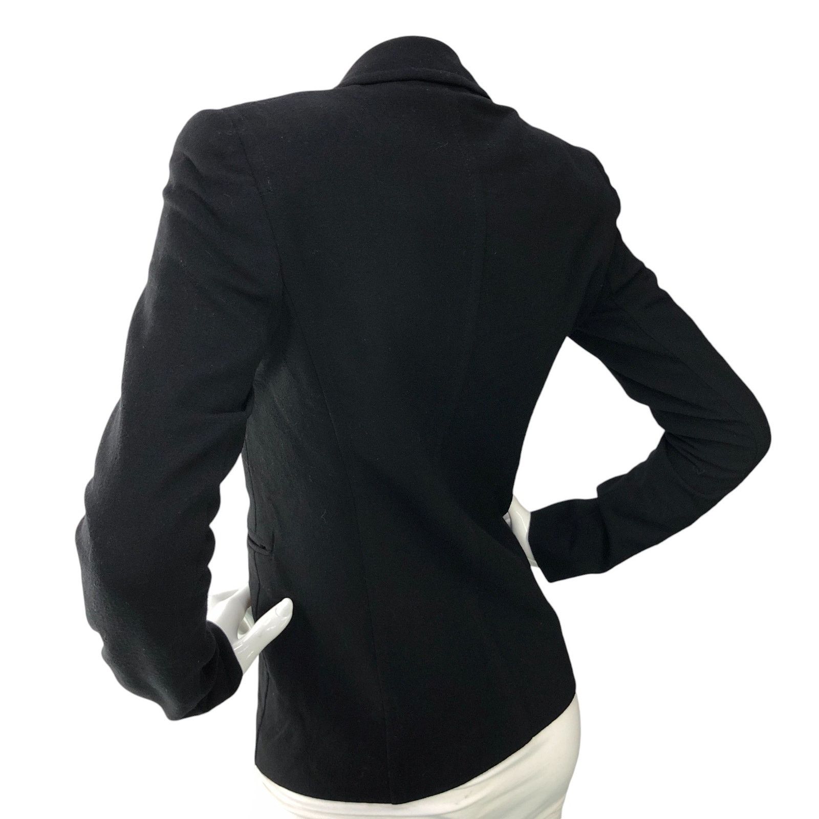 Theory Theory Women Size 0 Blazer Single Breasted Vintage Black Size XS / US 0-2 / IT 36-38 - 6 Thumbnail