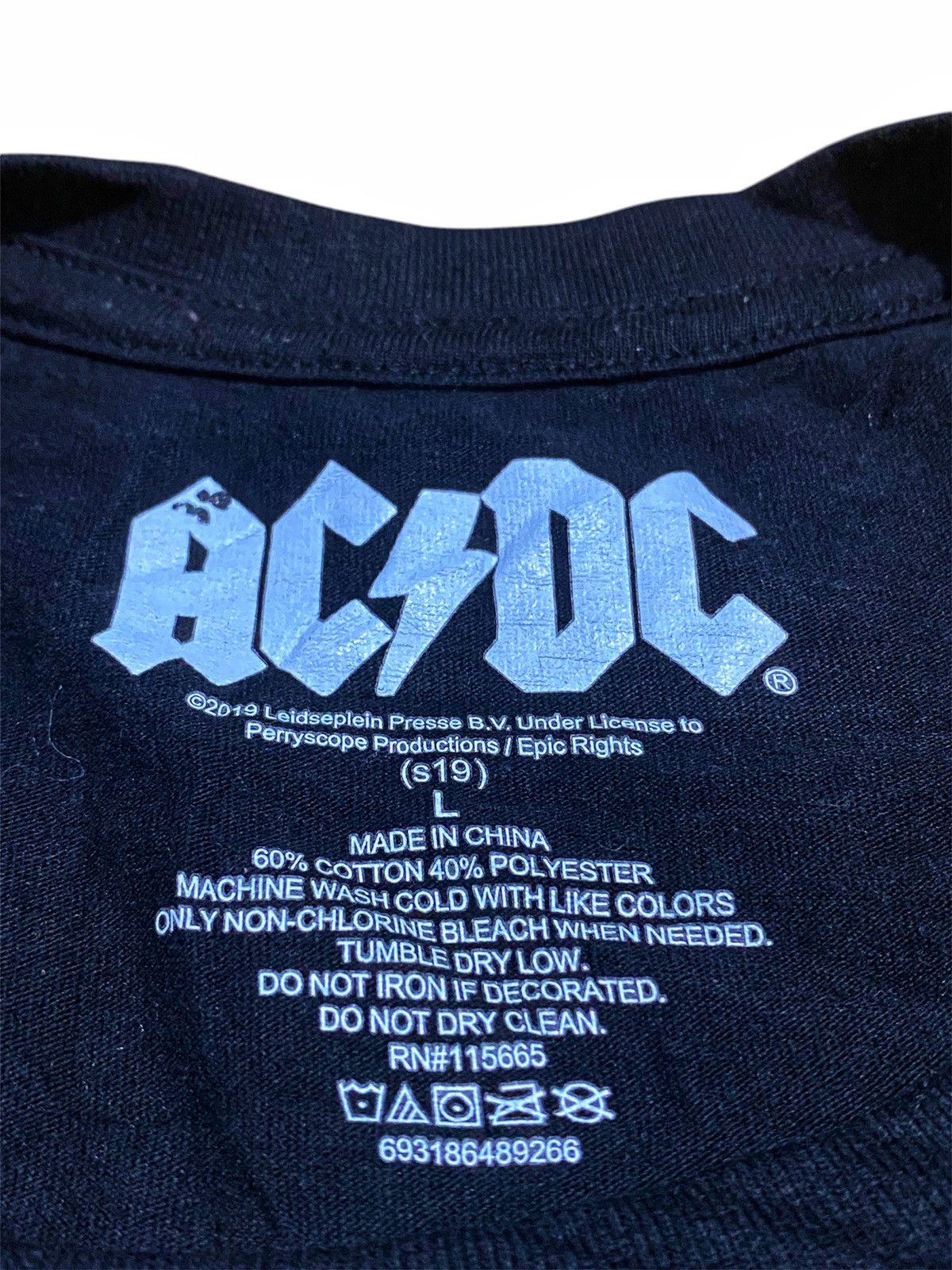 Band Tees ACDC PPER UR 2000-2001 Size US L / EU 52-54 / 3 - 3 Thumbnail