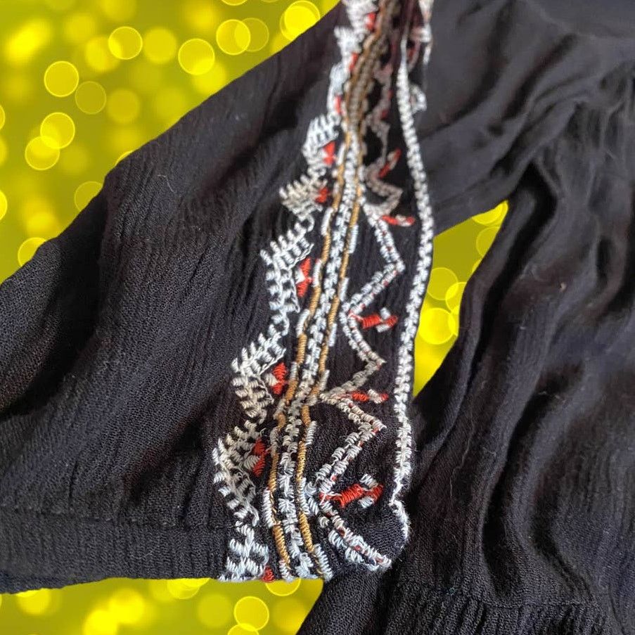 Old Navy Old Navy NWT Rayon Shirt Boho Embroidered Dress Size S Size S / US 4 / IT 40 - 8 Thumbnail