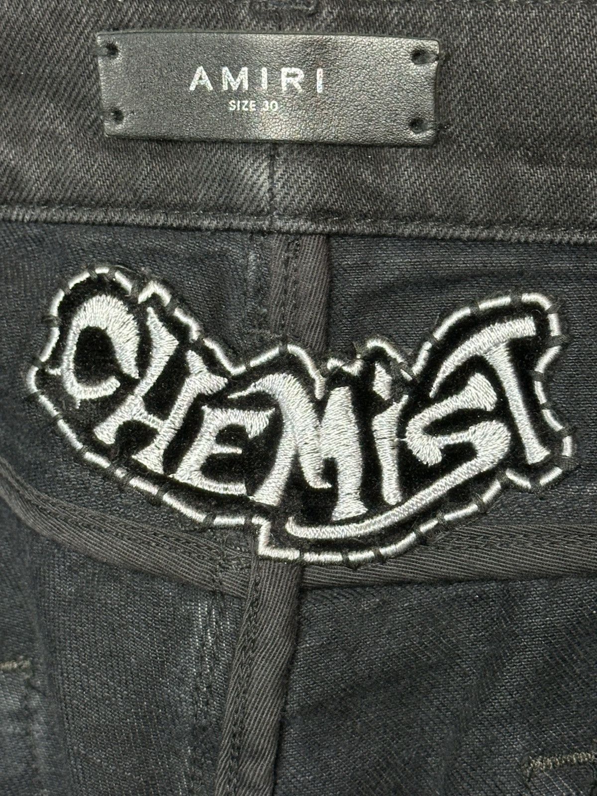Amiri Amiri & Chemist FW 2022 Black Carpenter Jeans Size US 30 / EU 46 - 17 Thumbnail