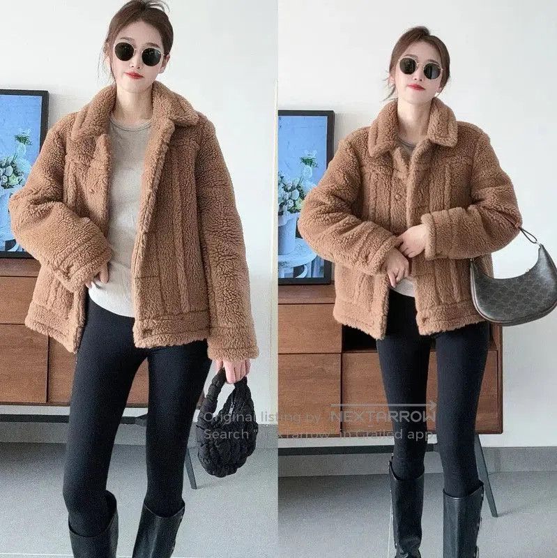 Max Mara MaxMara Camel Short Coat for Women . Size L / US 10 / IT 46 - 5 Thumbnail